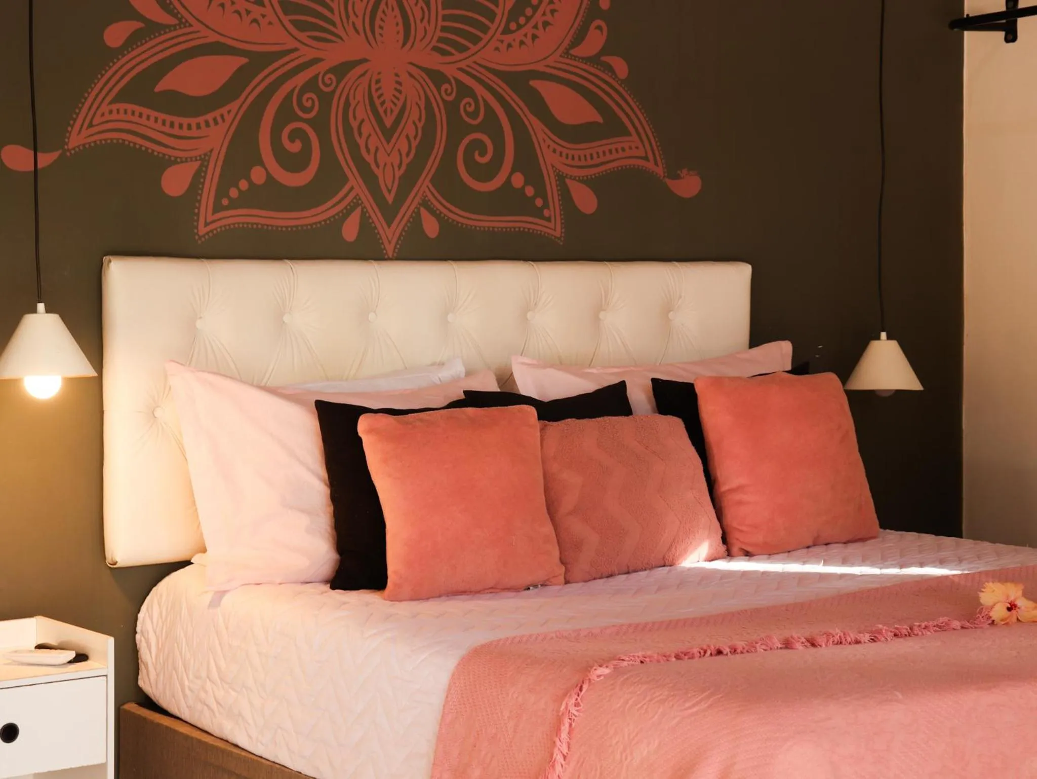 Bed in Chalés Pura Vida