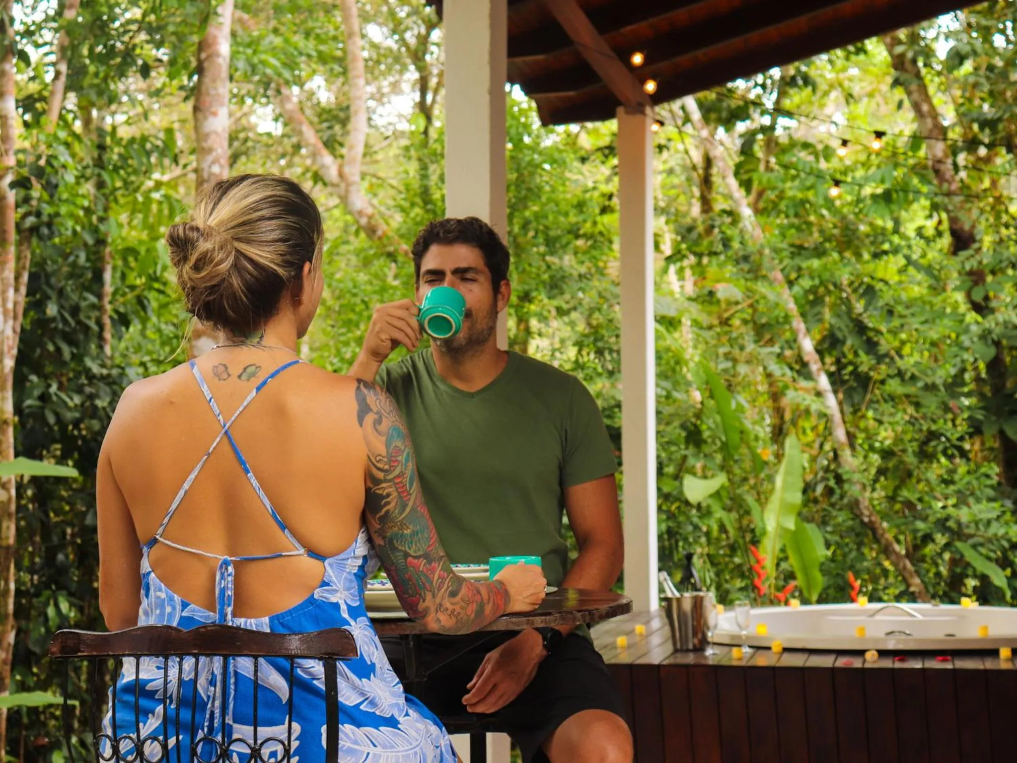 Garden in Chalés Pura Vida