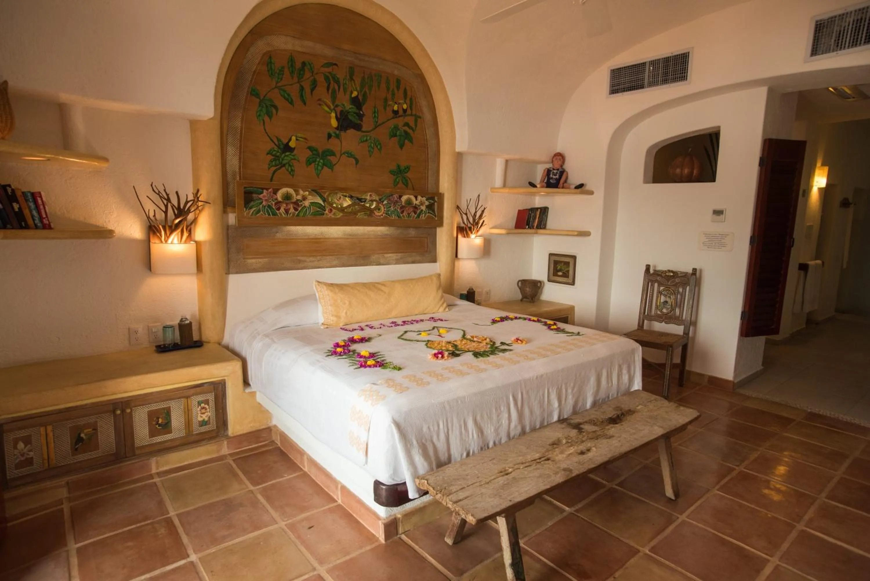 Bed in La Casa Que Canta