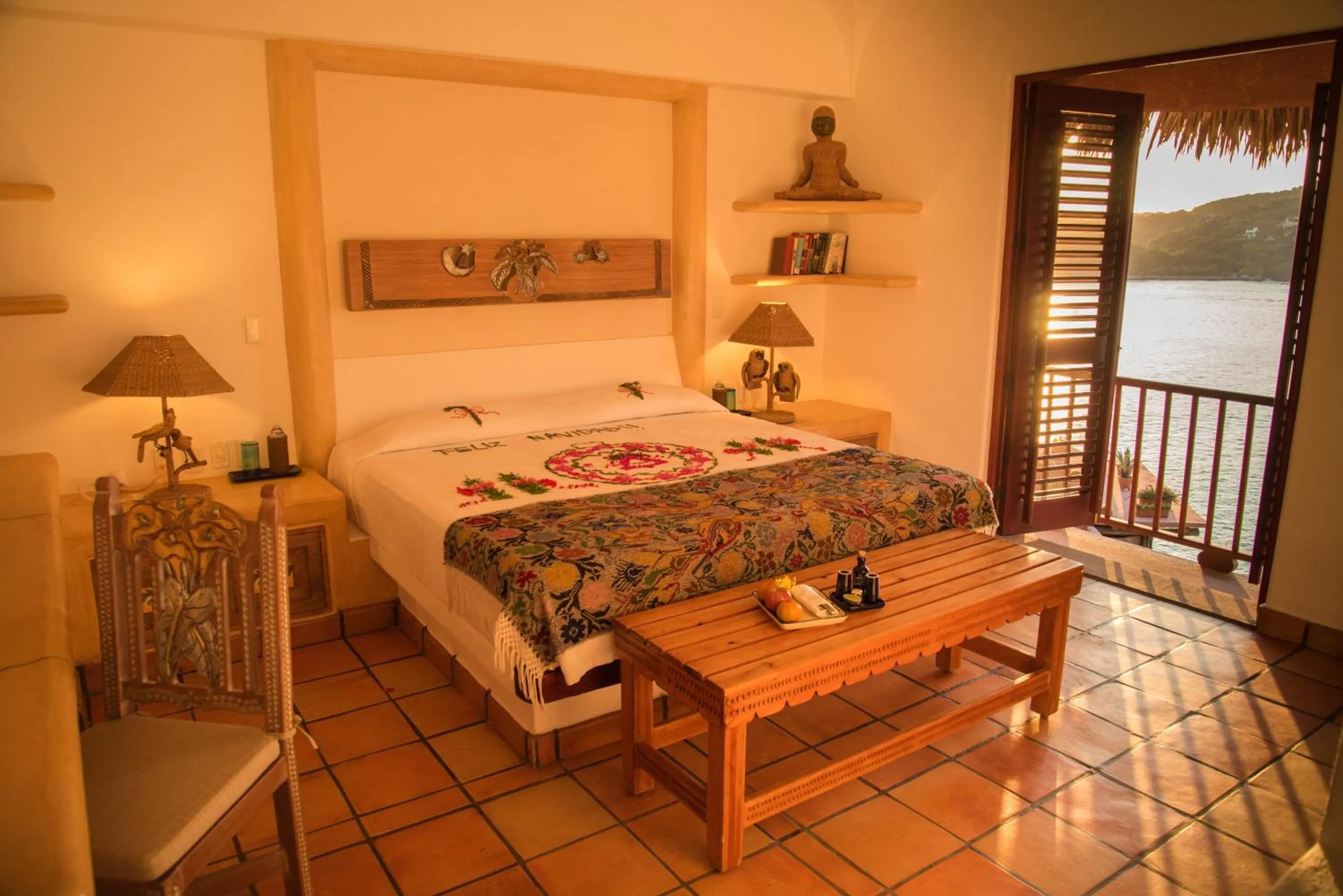 Bed in La Casa Que Canta