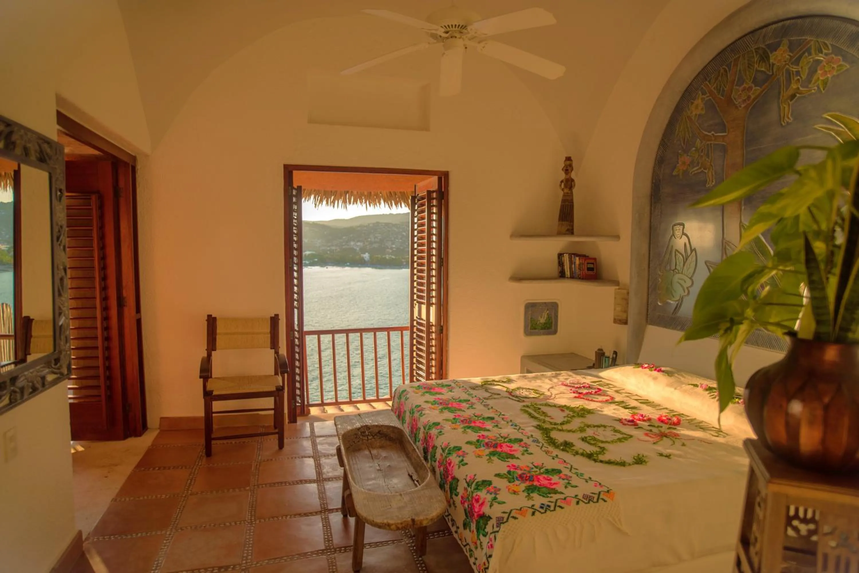 Bed in La Casa Que Canta