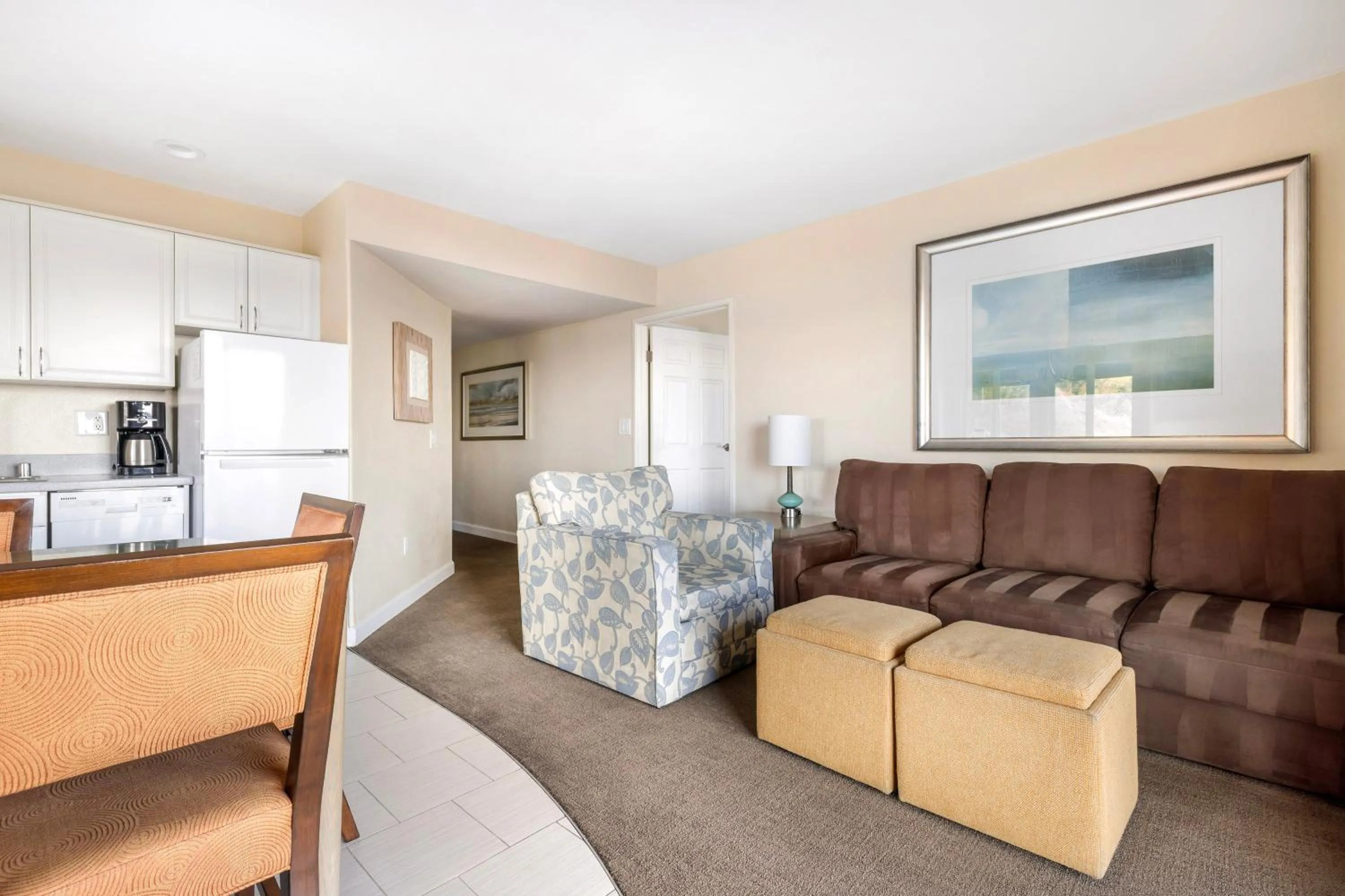 Living room in Hilton Vacation Club Riviera Beach & Shores