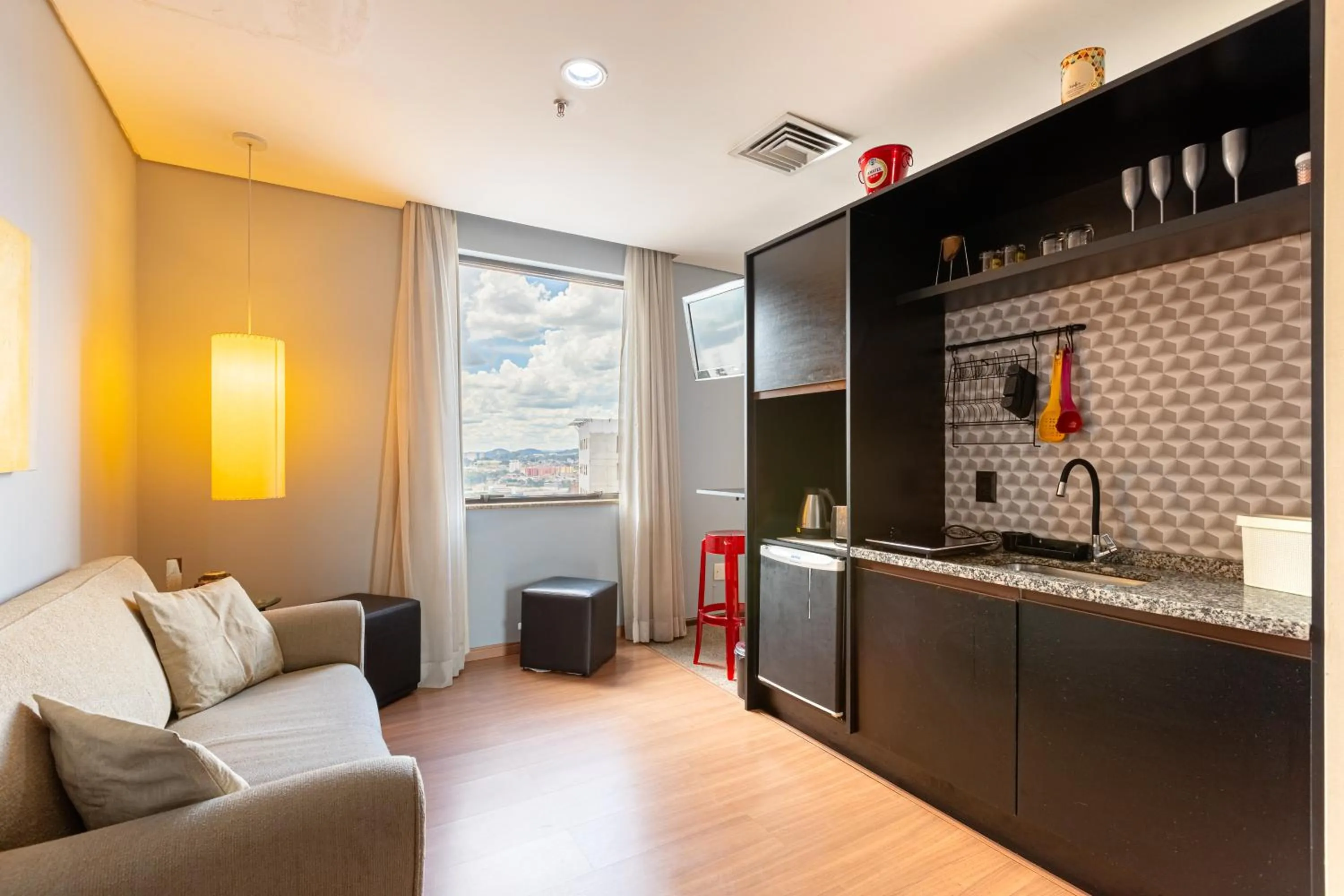 Kitchen or kitchenette in Flat Osasco Trade Center