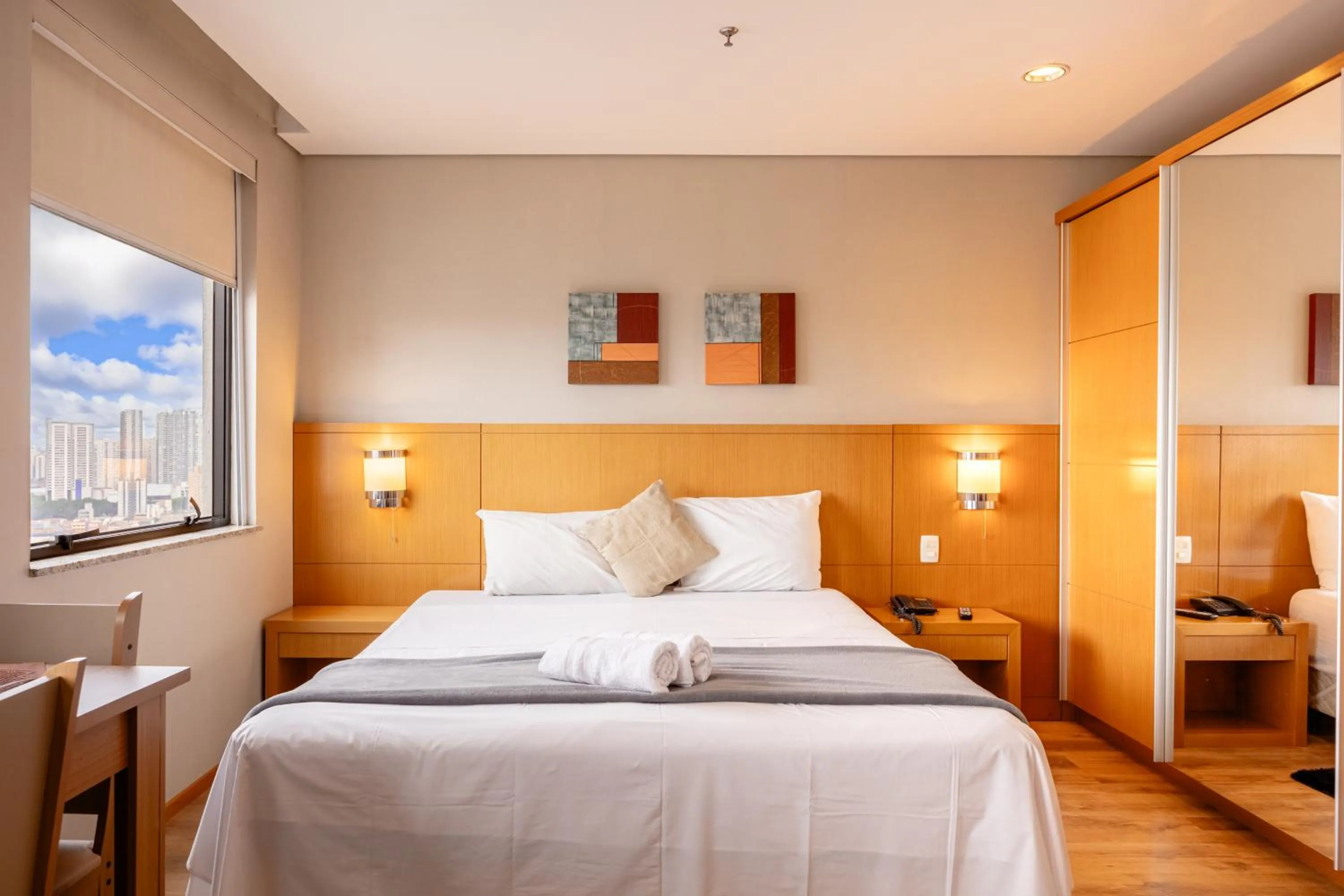 Bed in Hospedez - Flat Osasco Trade Center