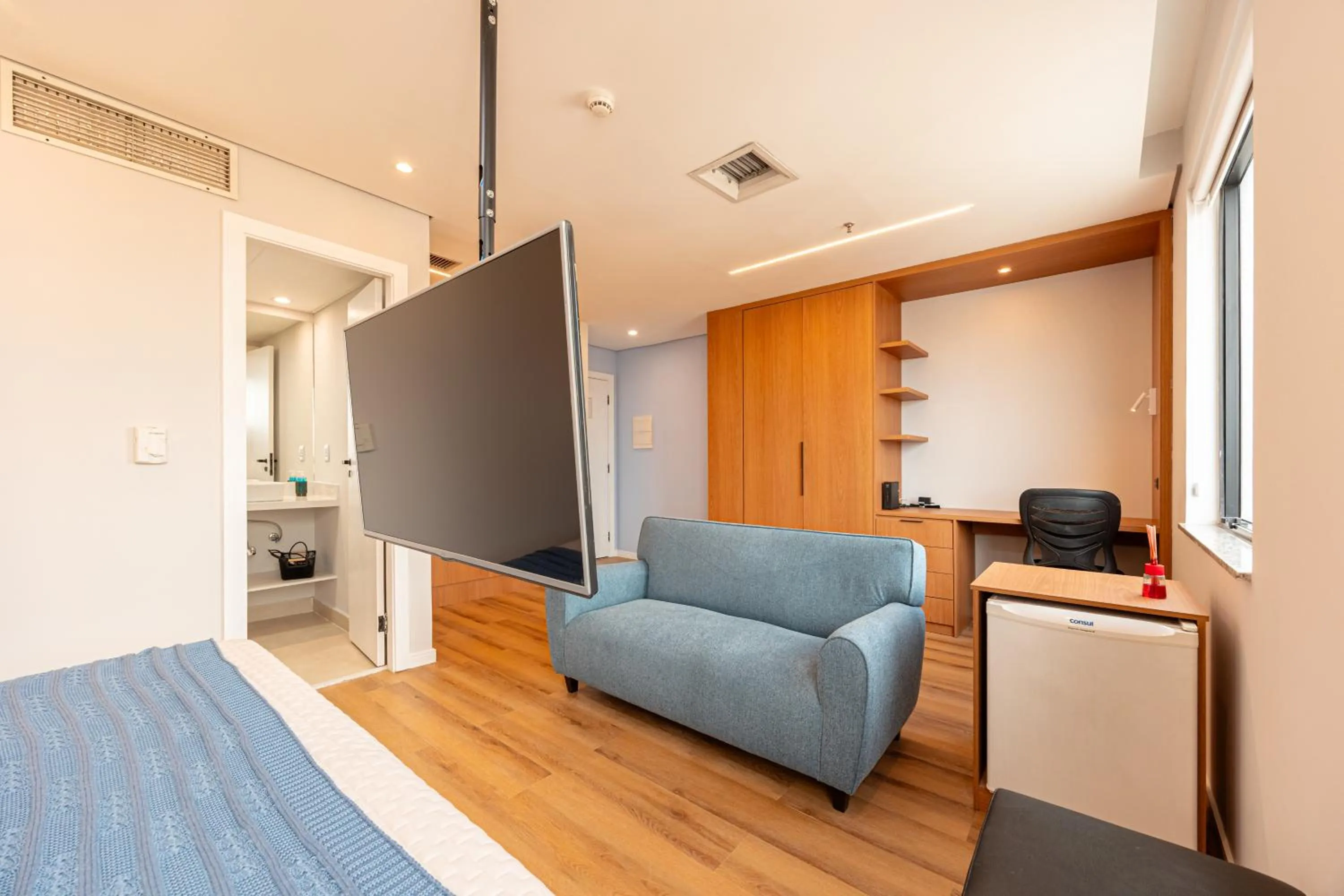 Bed in Hospedez - Flat Osasco Trade Center