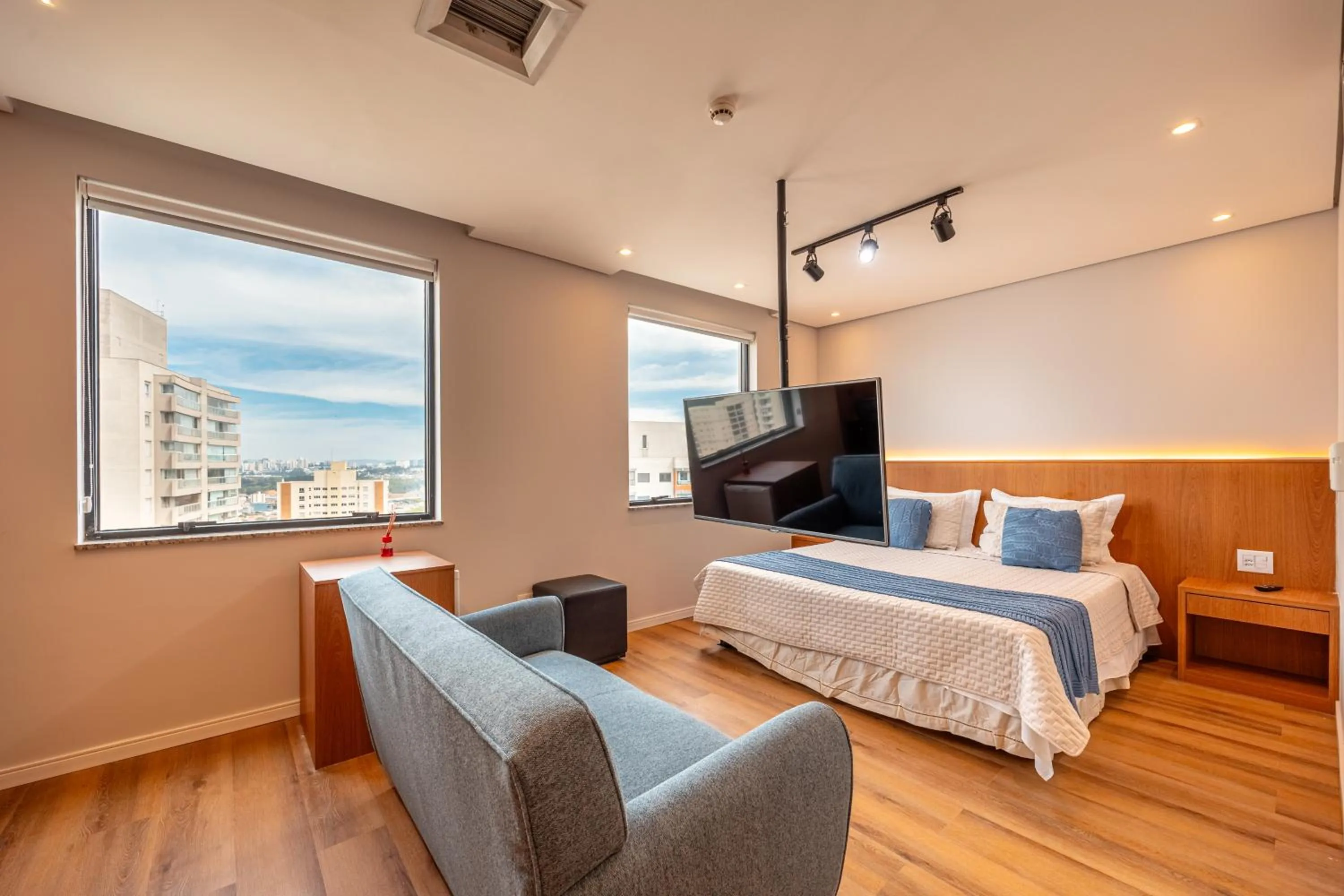 Bed in Hospedez - Flat Osasco Trade Center