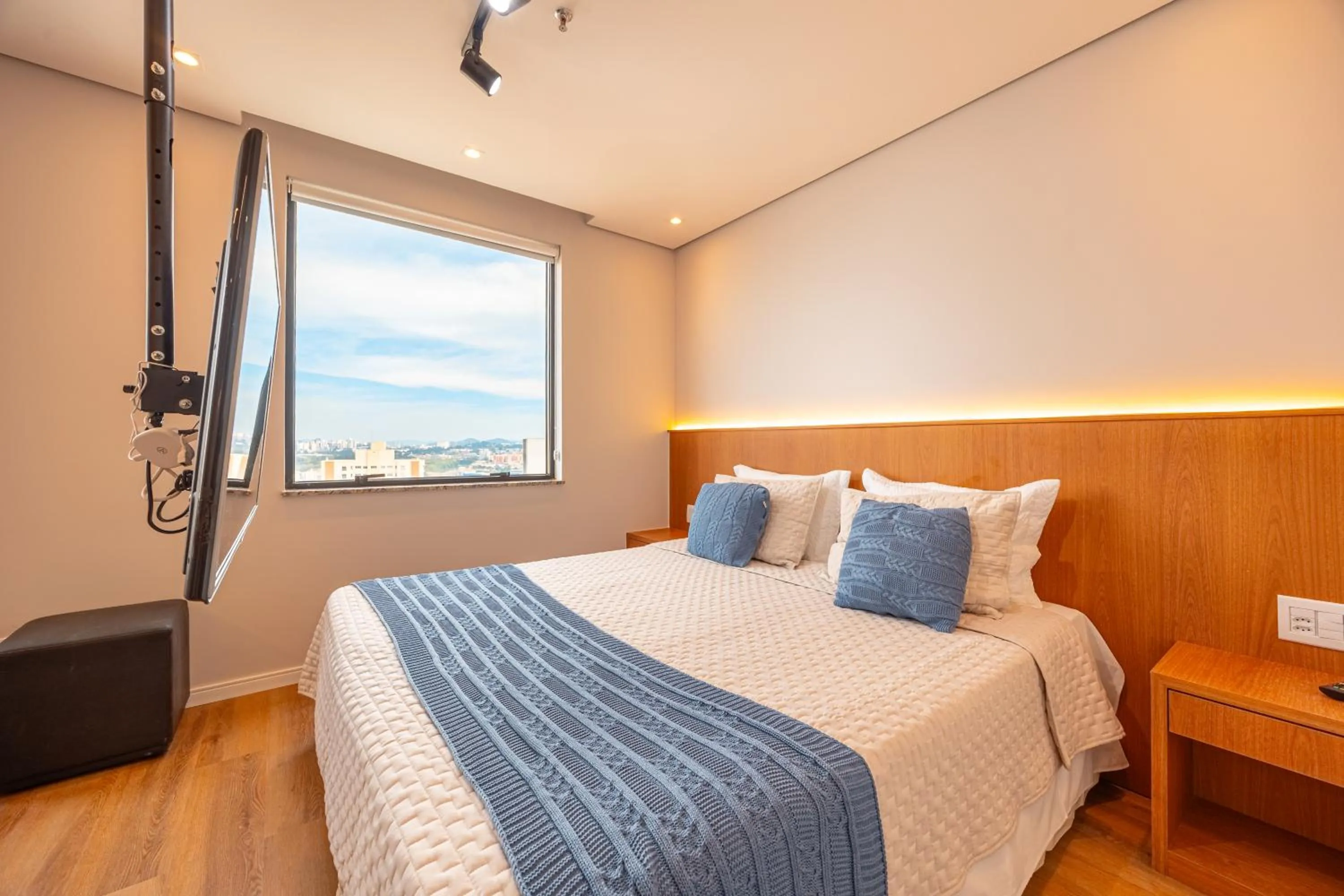 Bed in Hospedez - Flat Osasco Trade Center