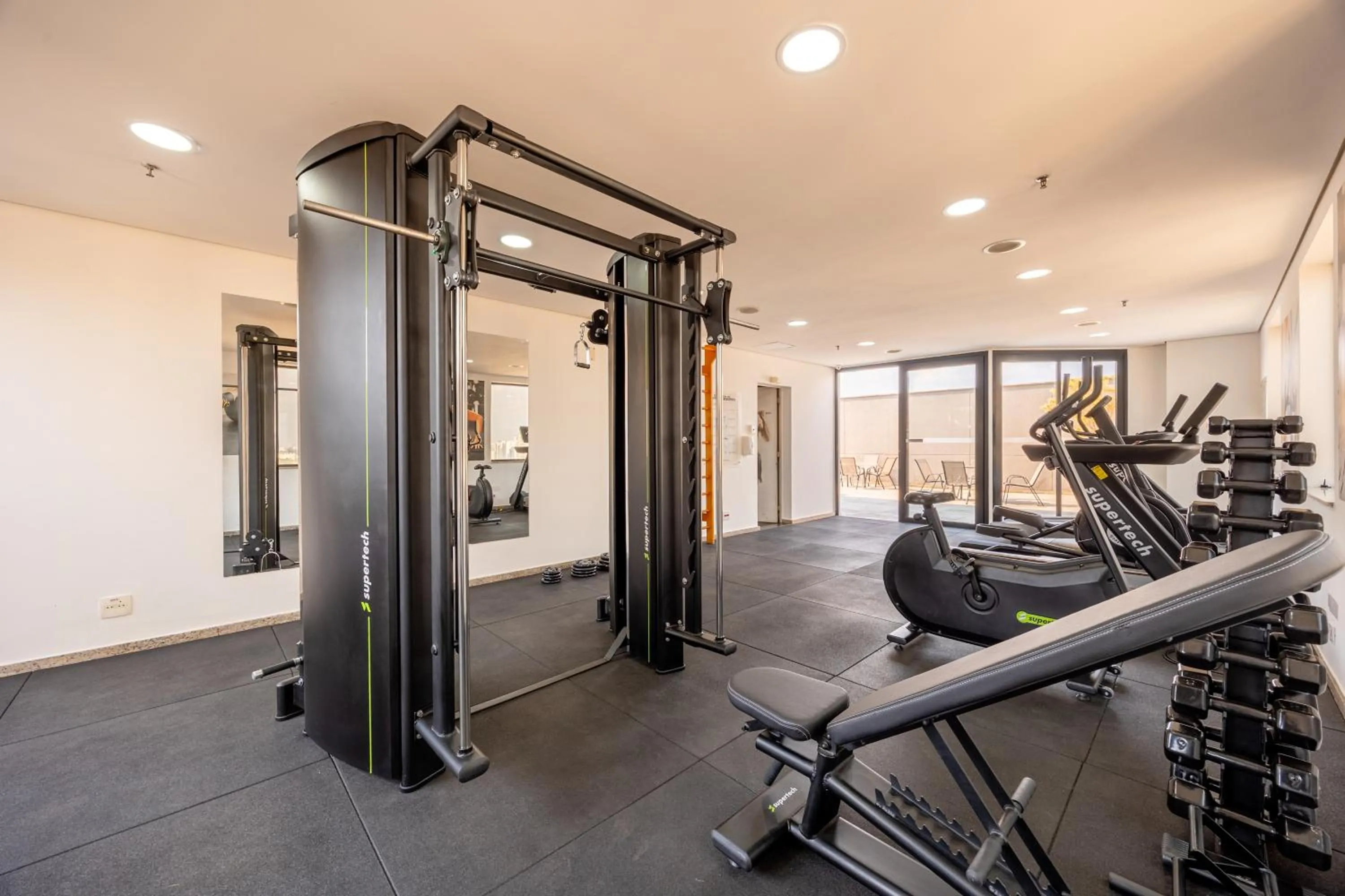 Fitness centre/facilities in Hospedez - Flat Osasco Trade Center