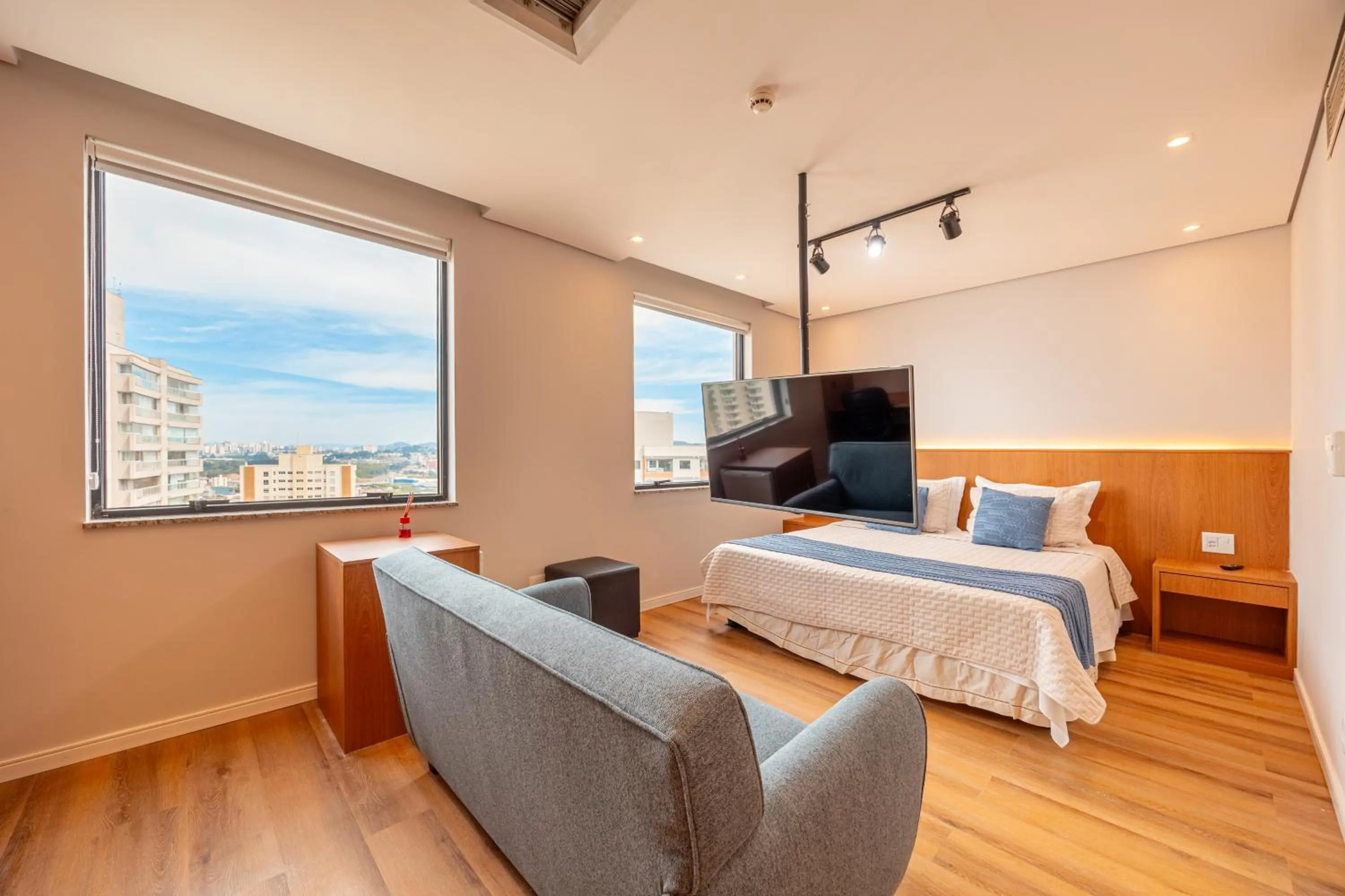 Bed in Hospedez - Flat Osasco Trade Center