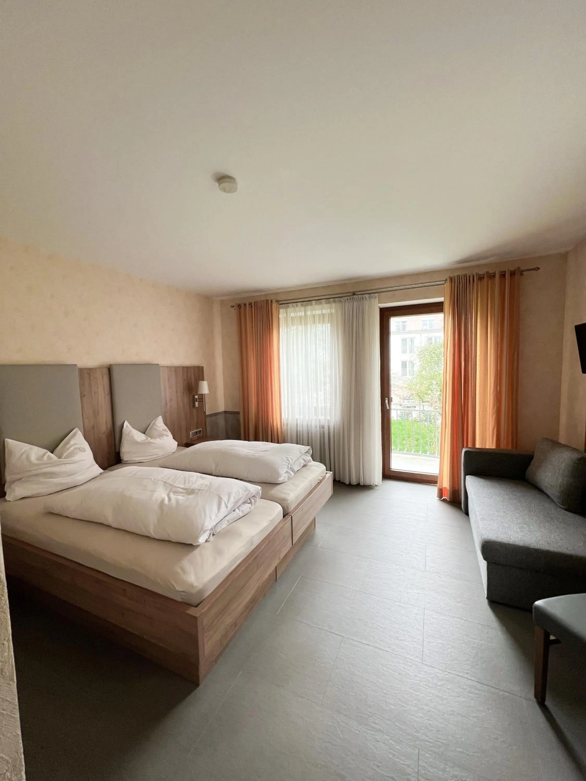 Bed in Hotel Garni Illertal