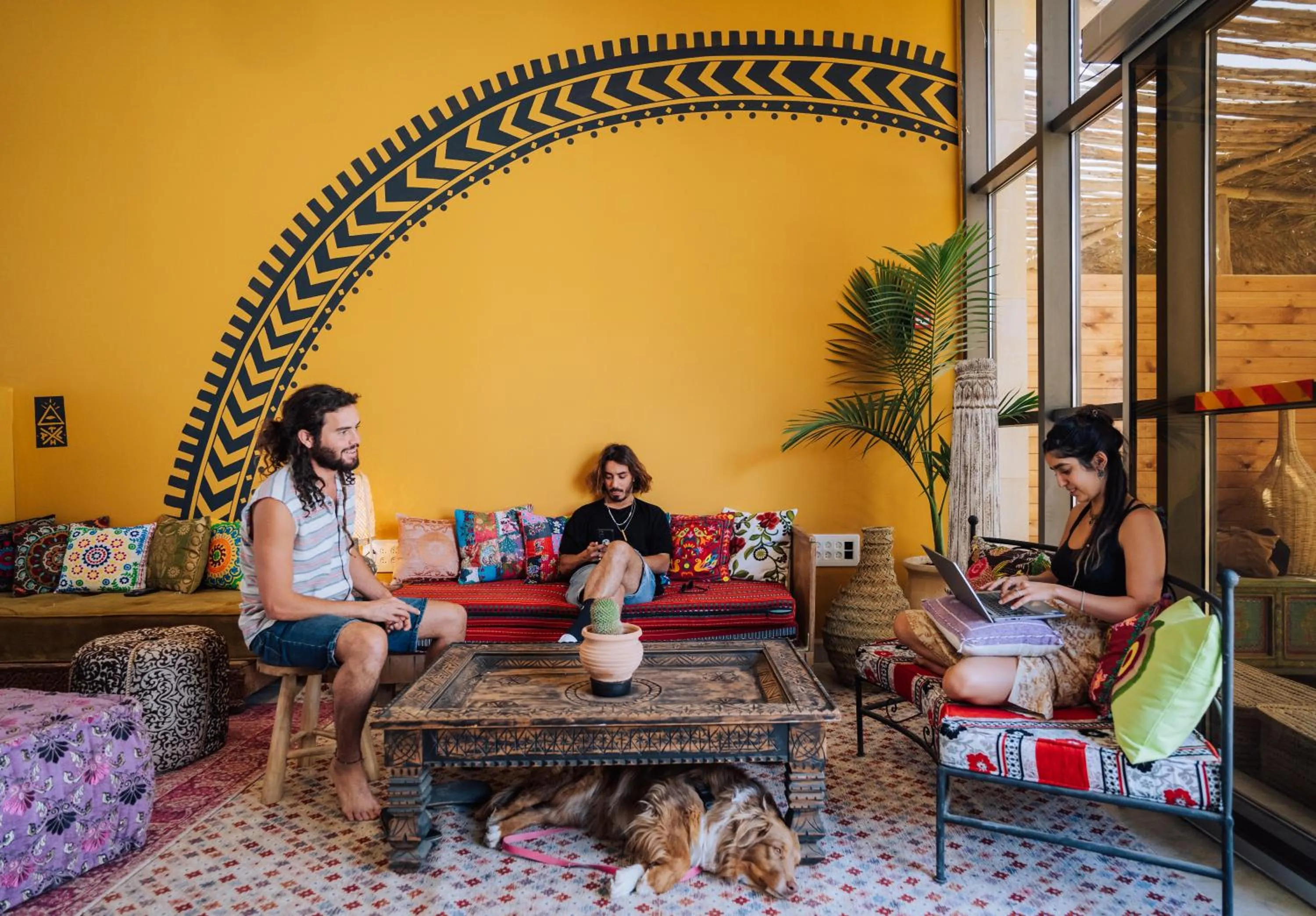 Lobby or reception in Selina Desert Garden Ramon