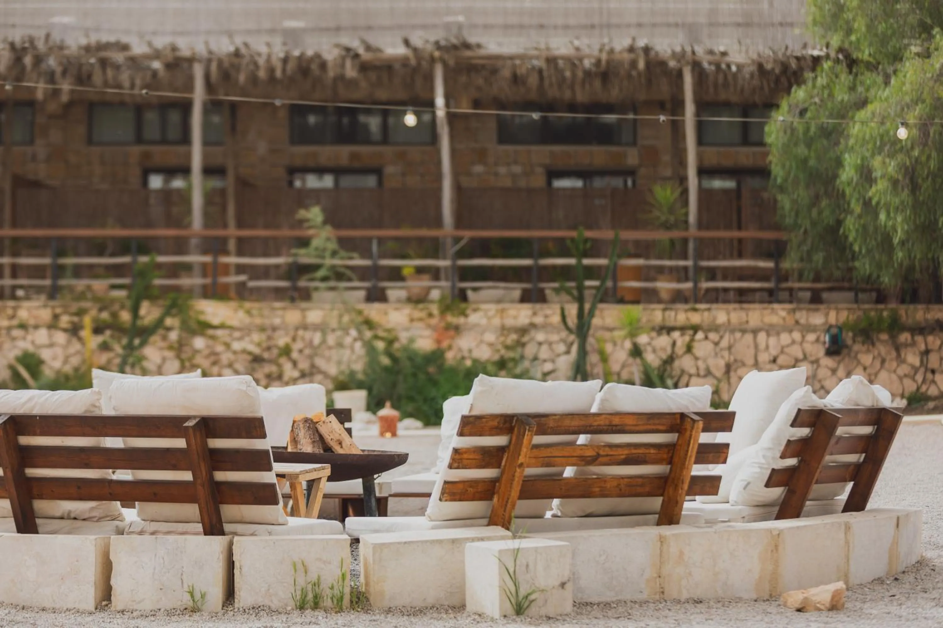 Seating area in Jacob Mitzpe Ramon