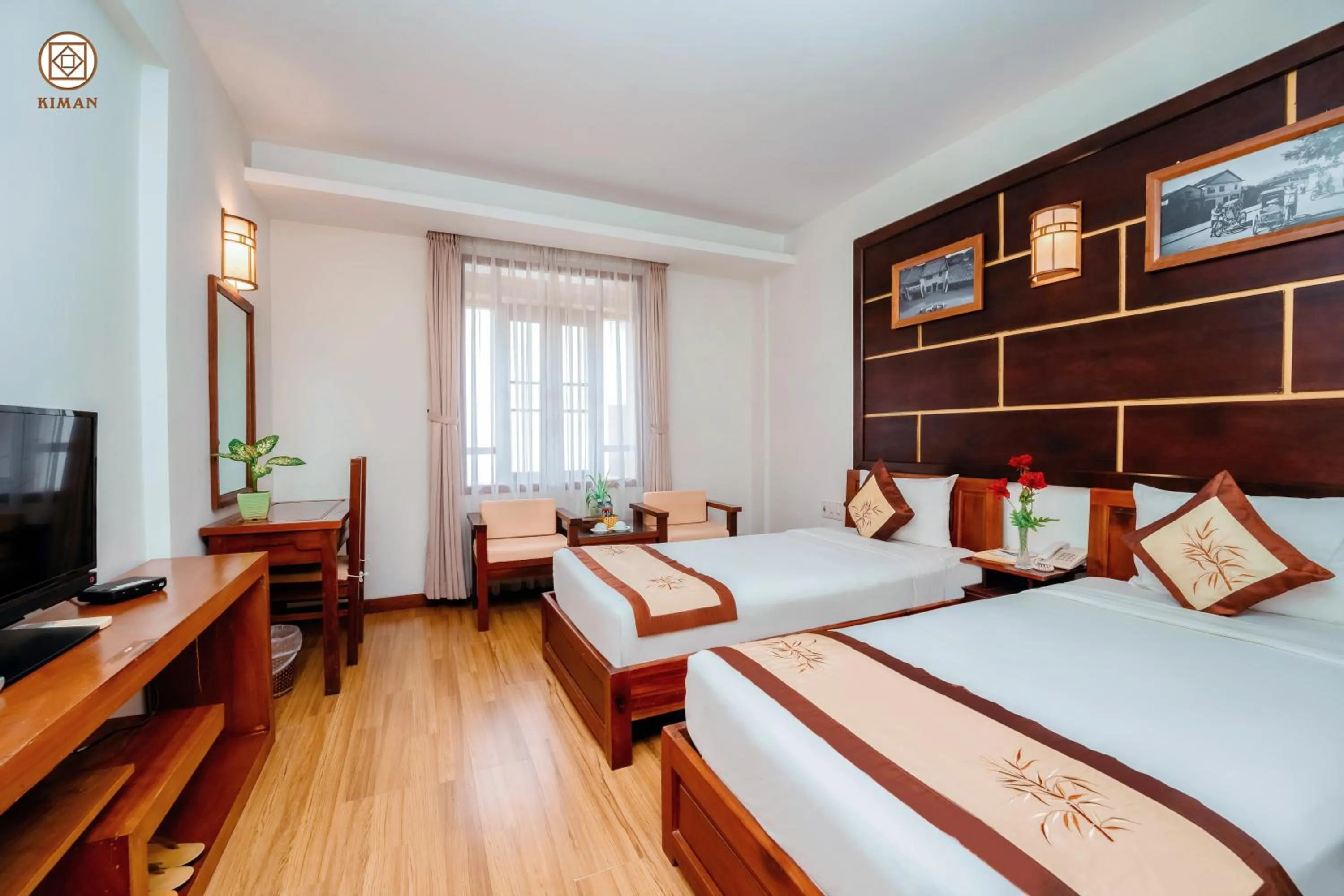 Bedroom, Bed in Kiman Hoi An Hotel