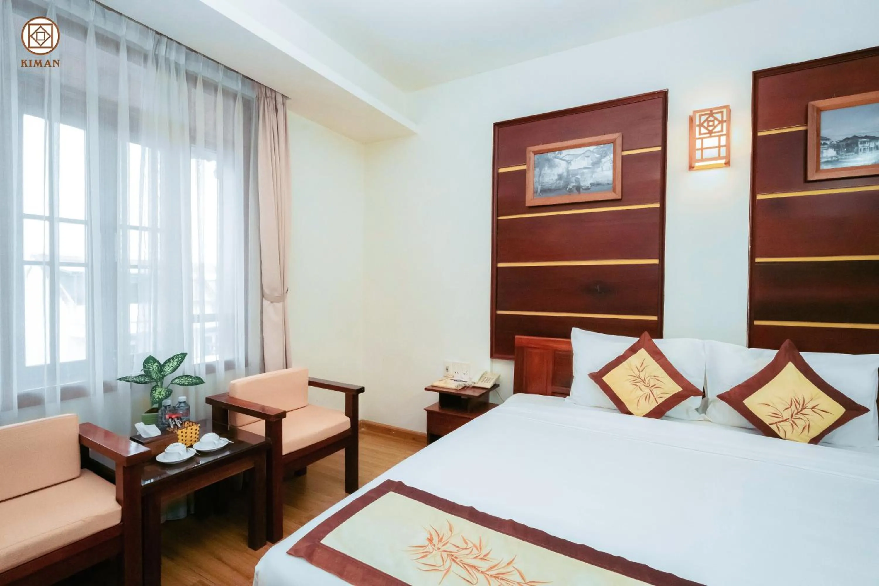 Bedroom, Bed in Kiman Hoi An Hotel