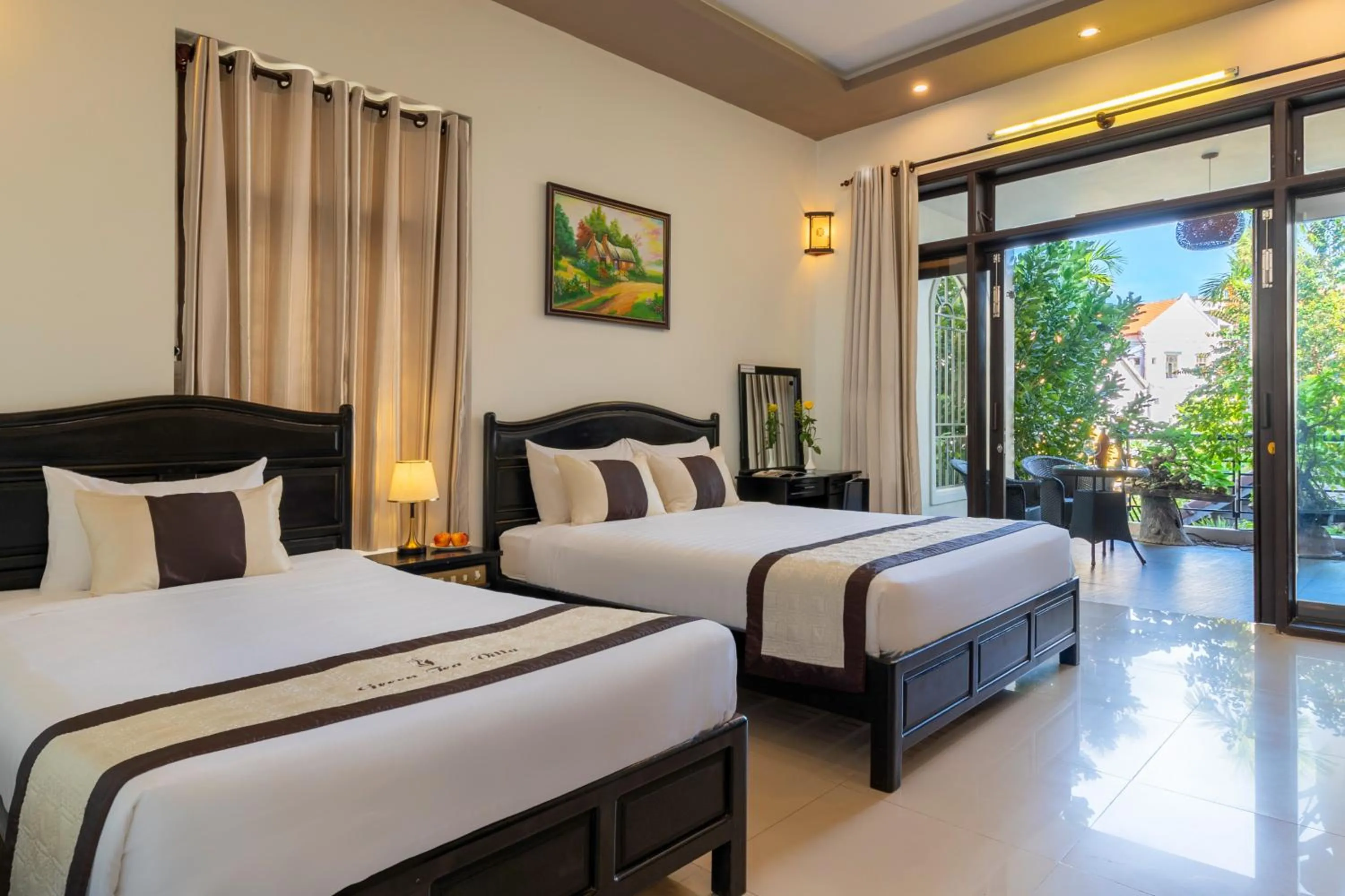 Bedroom, Bed in Green Tea Villa