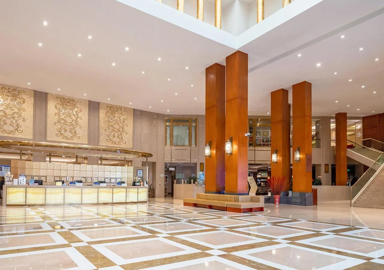 Lobby or reception in San Want Hotel Shanghai