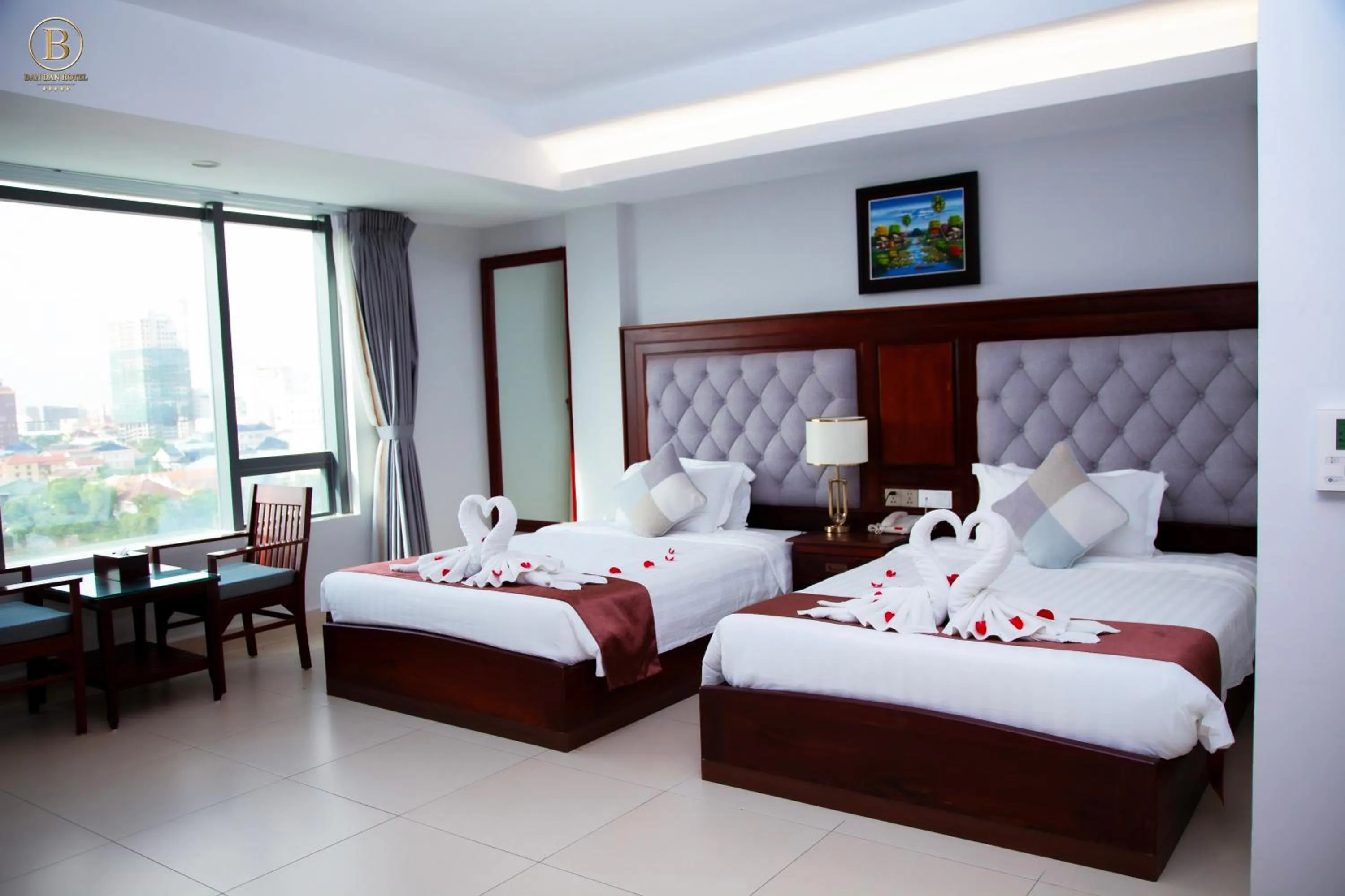 Bed in Ban Ban Hotel