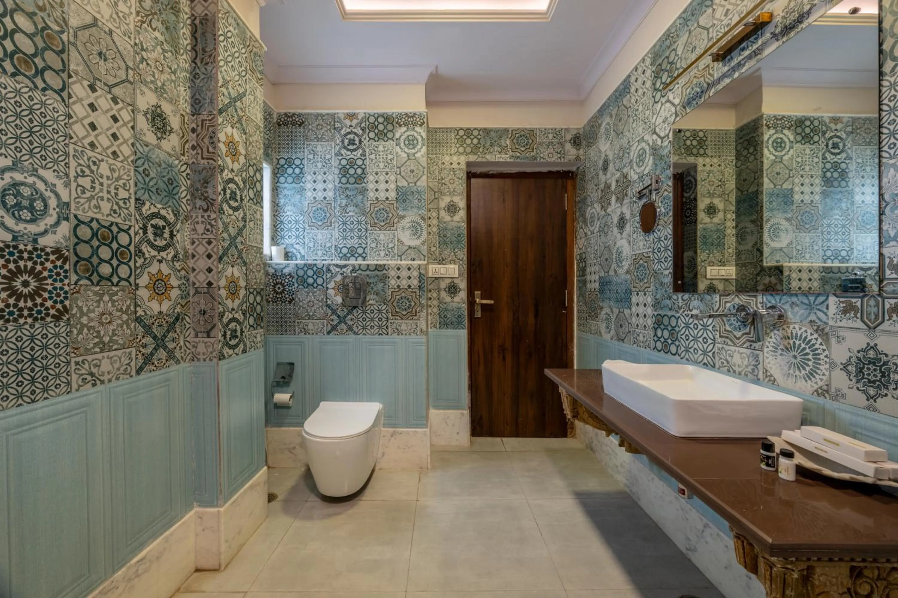 Shower in Rajasthan Palace - A Heritage Boutique Hotel in Jaipur