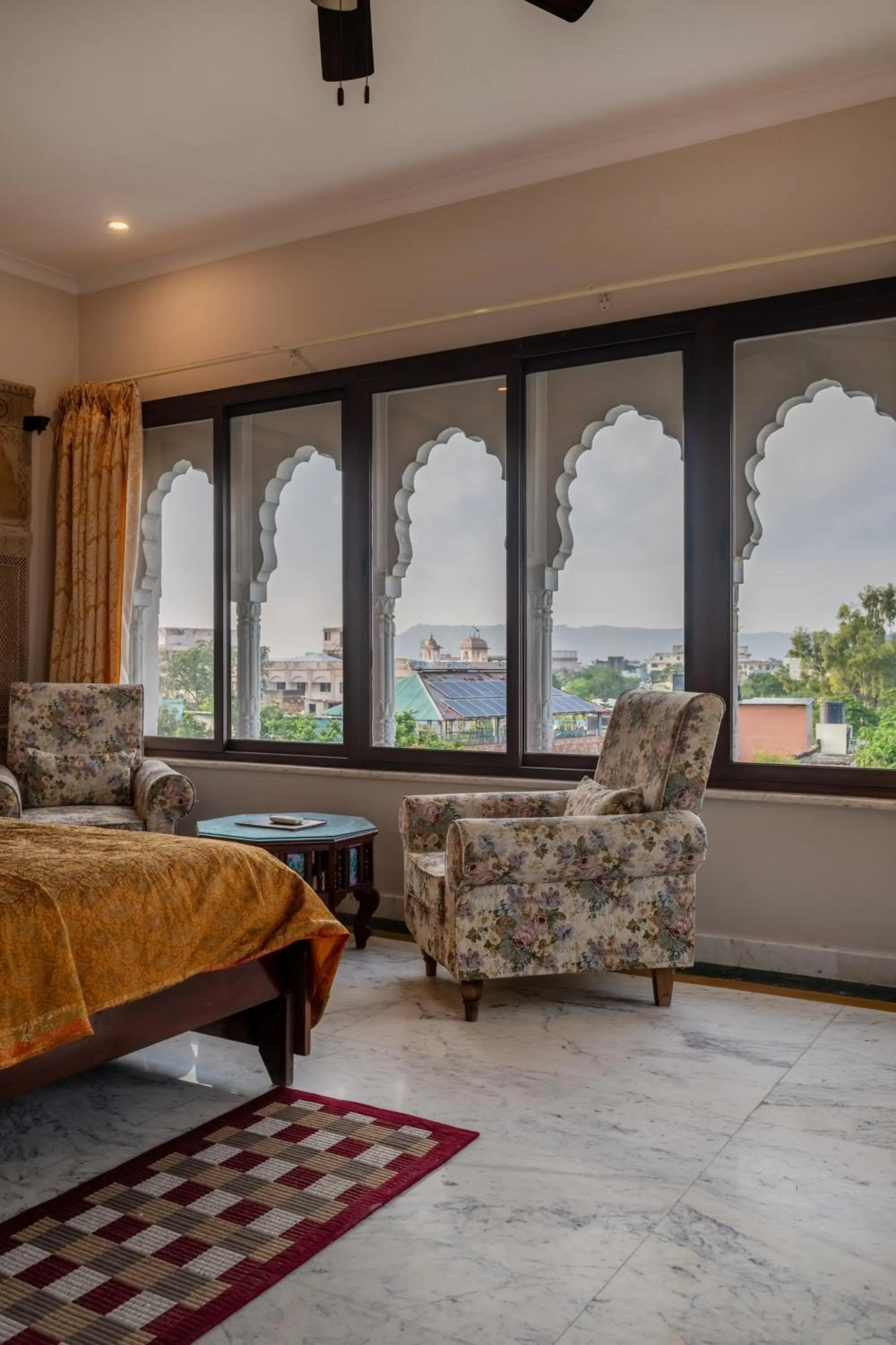 Bed in Rajasthan Palace - A Heritage Boutique Hotel in Jaipur