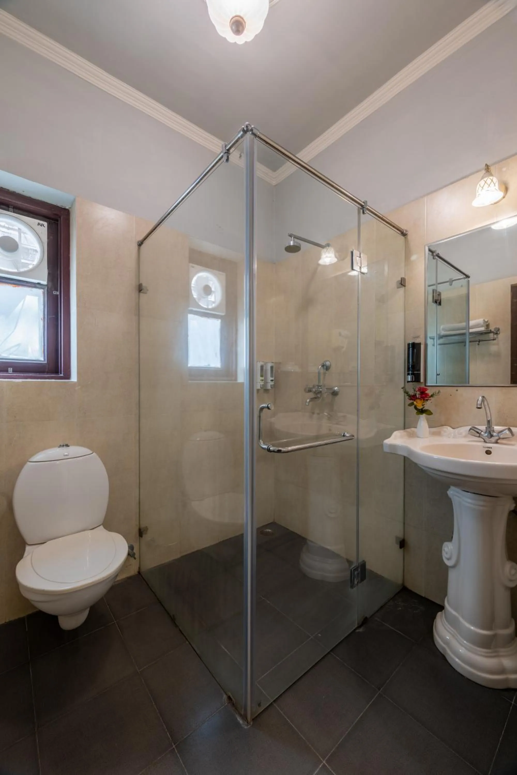 Shower in Rajasthan Palace - A Heritage Boutique Hotel in Jaipur