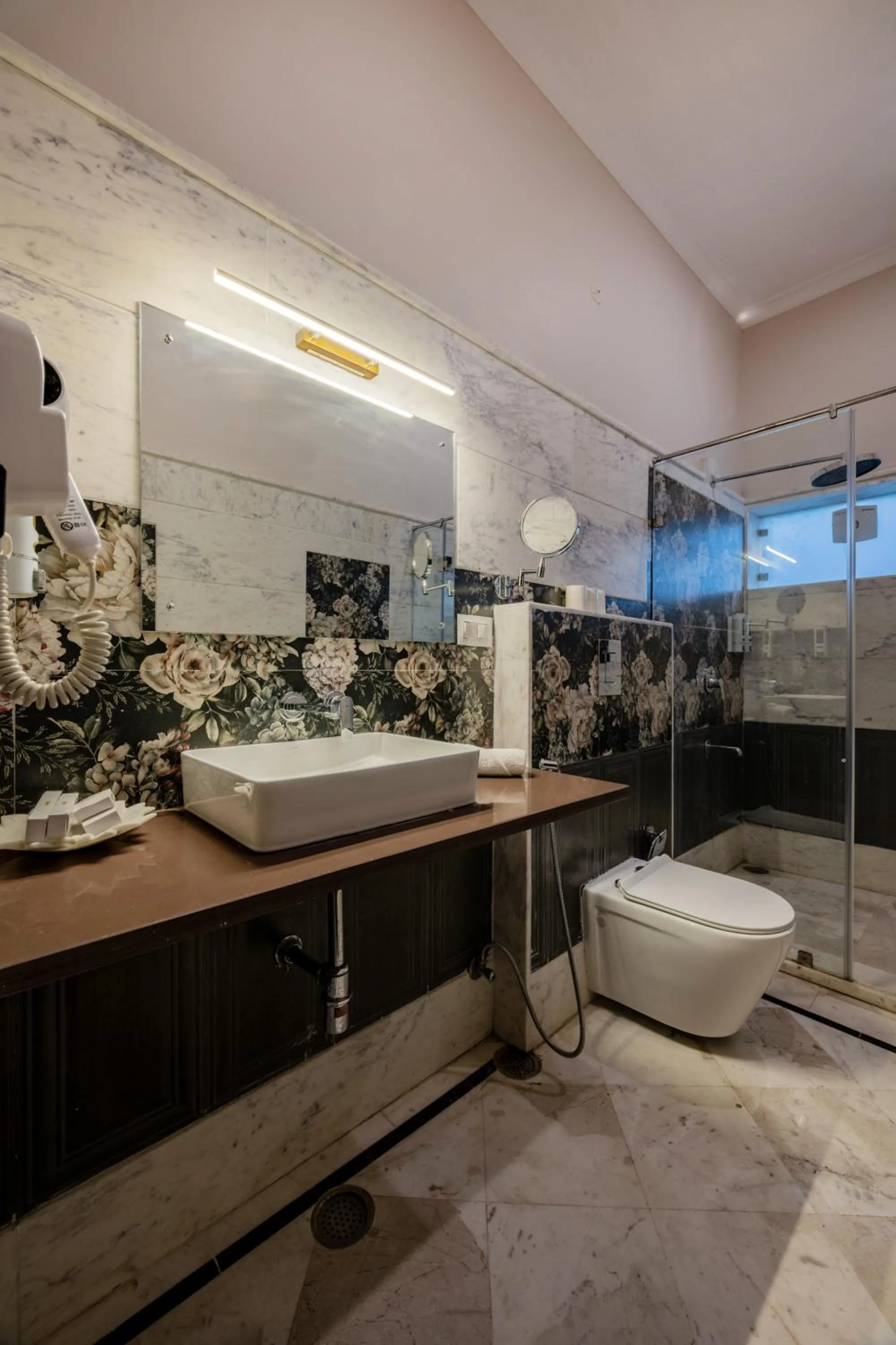 Shower in Rajasthan Palace - A Heritage Boutique Hotel in Jaipur