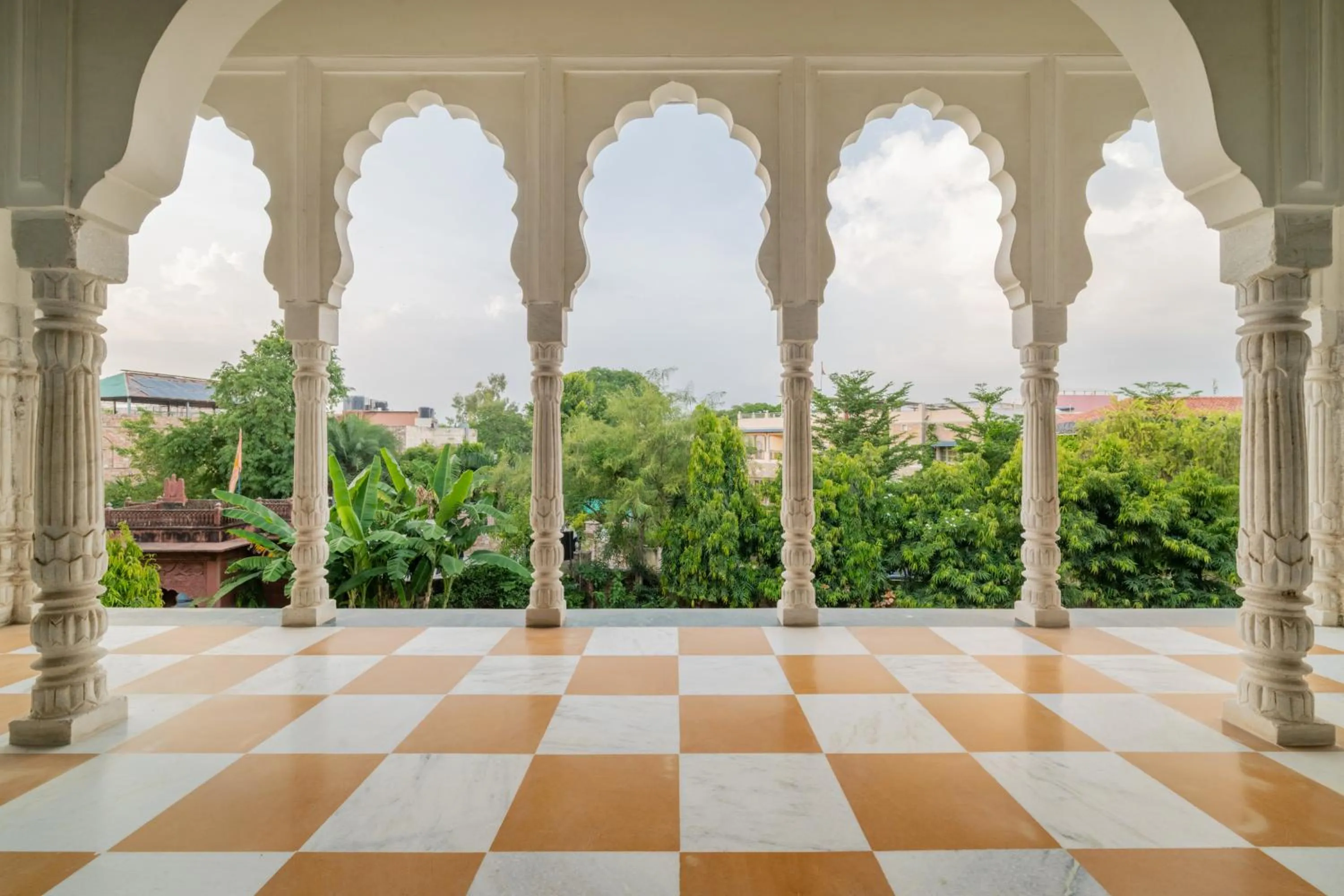 Patio in Rajasthan Palace - A Heritage Boutique Hotel in Jaipur