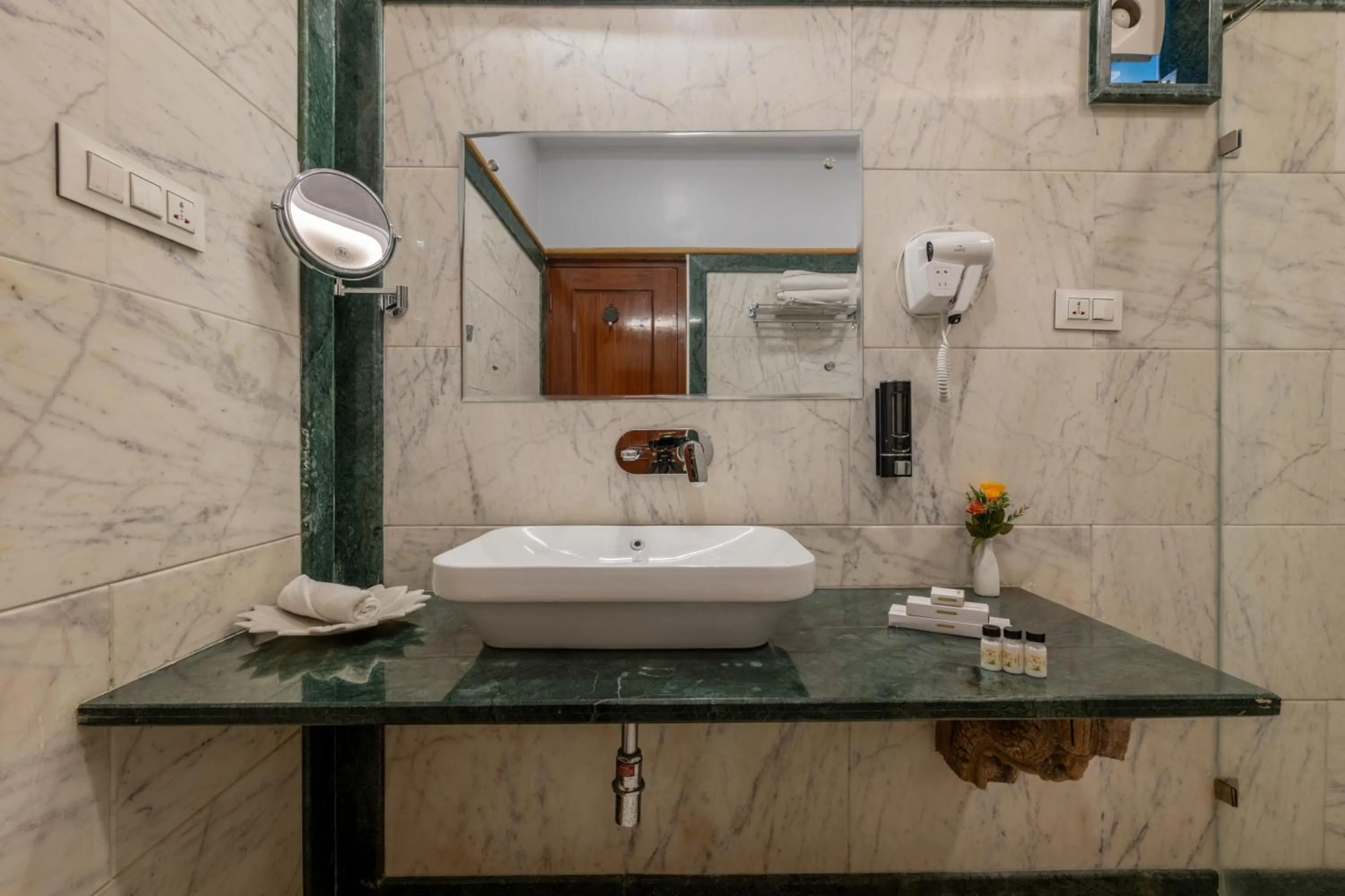 Shower in Rajasthan Palace - A Heritage Boutique Hotel in Jaipur