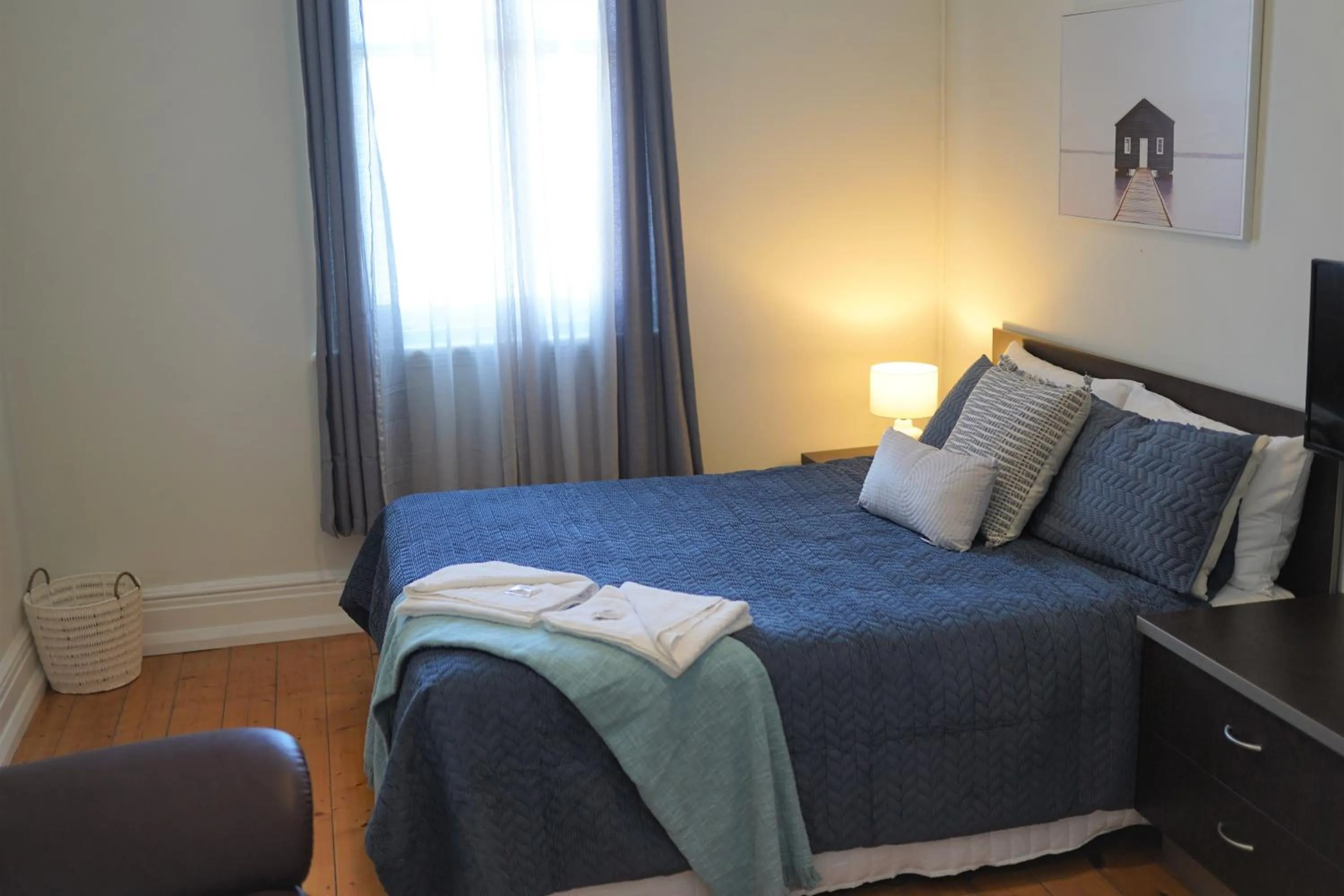 Bed in The Beaconsfield Hotel