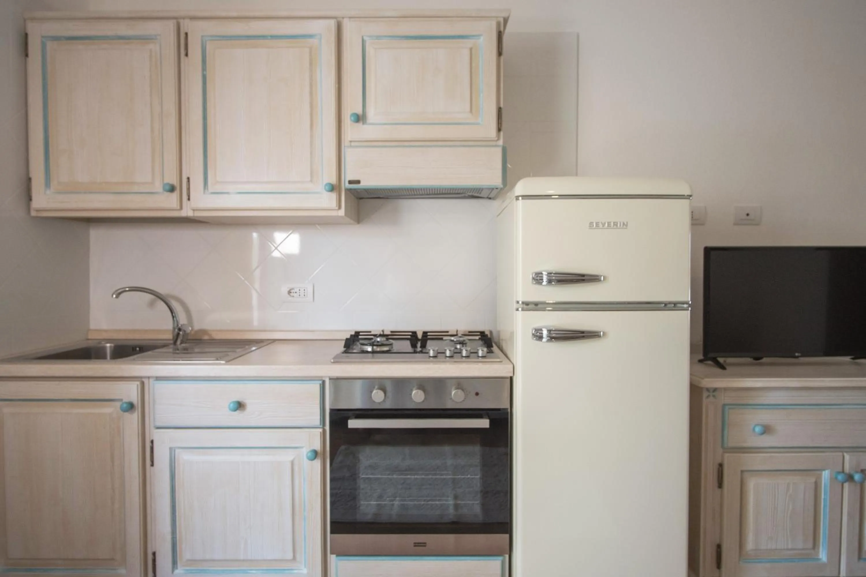 Kitchen or kitchenette in Le Residenze del Golfo di Orosei