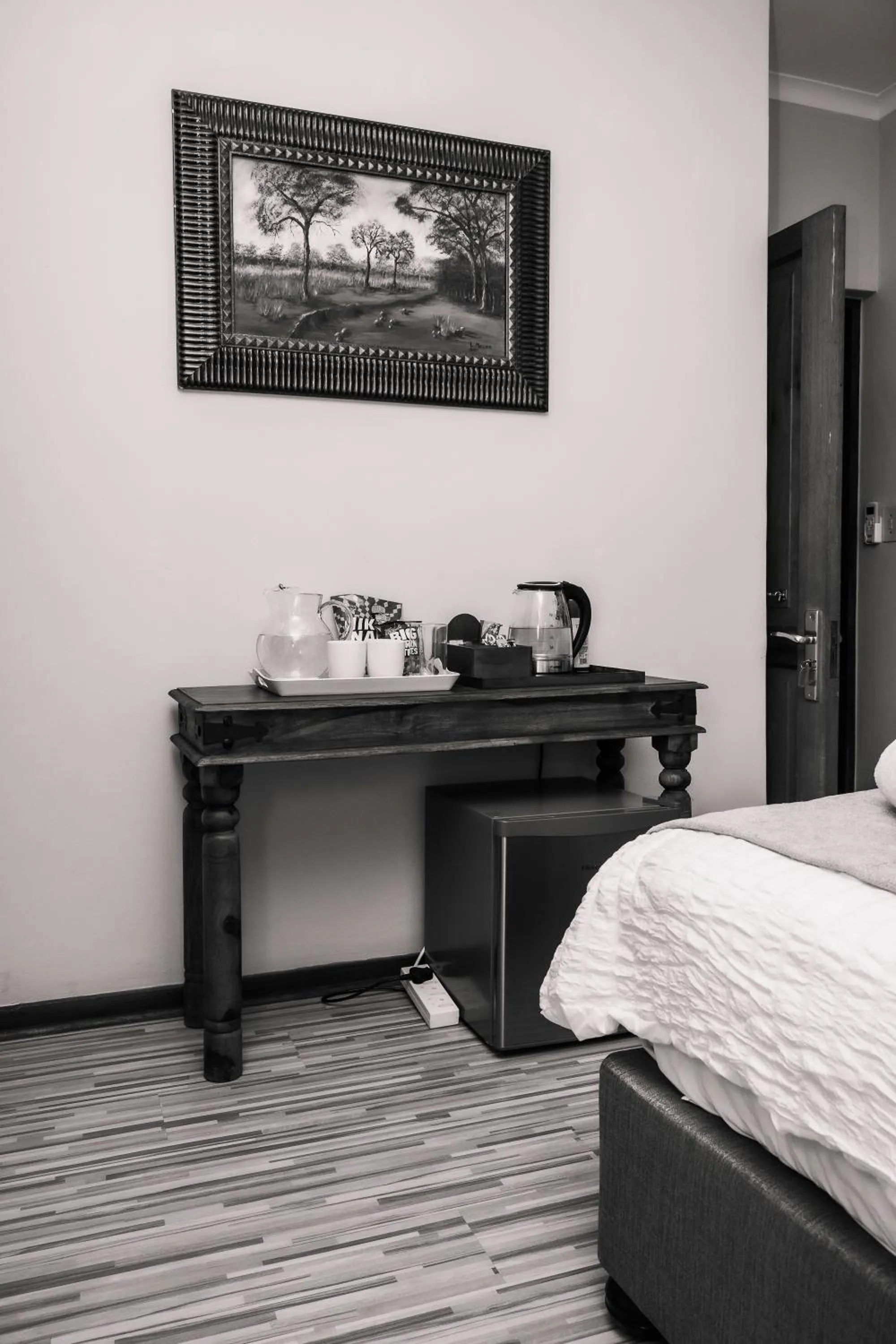 Decorative detail, Bed in Mereke Manor