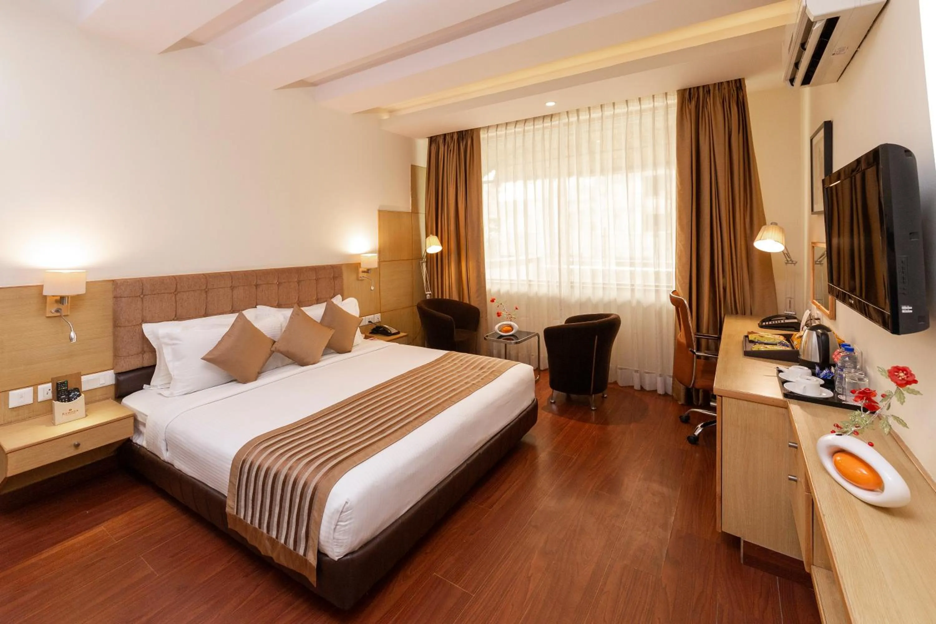 Bedroom, Bed in Ramada Neemrana