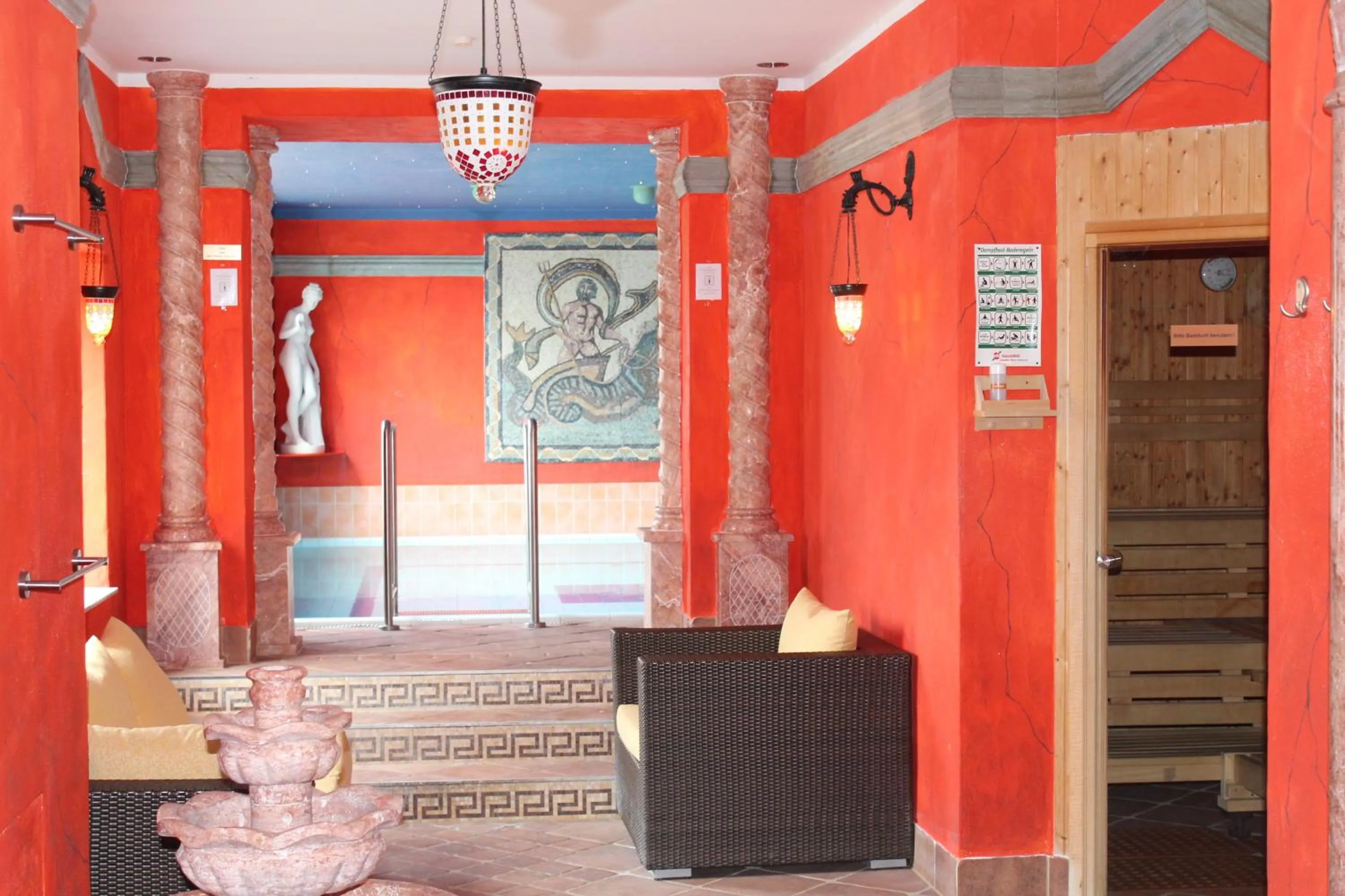 Sauna in Alexa Hotel