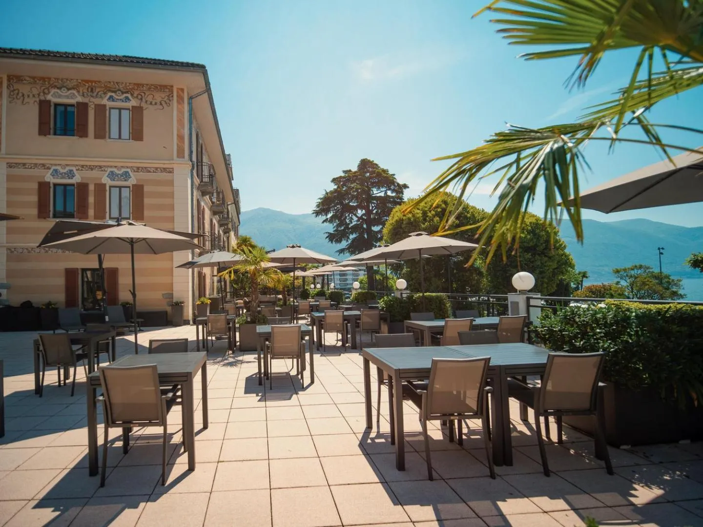 Balcony/Terrace in Hotel la Meridiana, Lake & SPA
