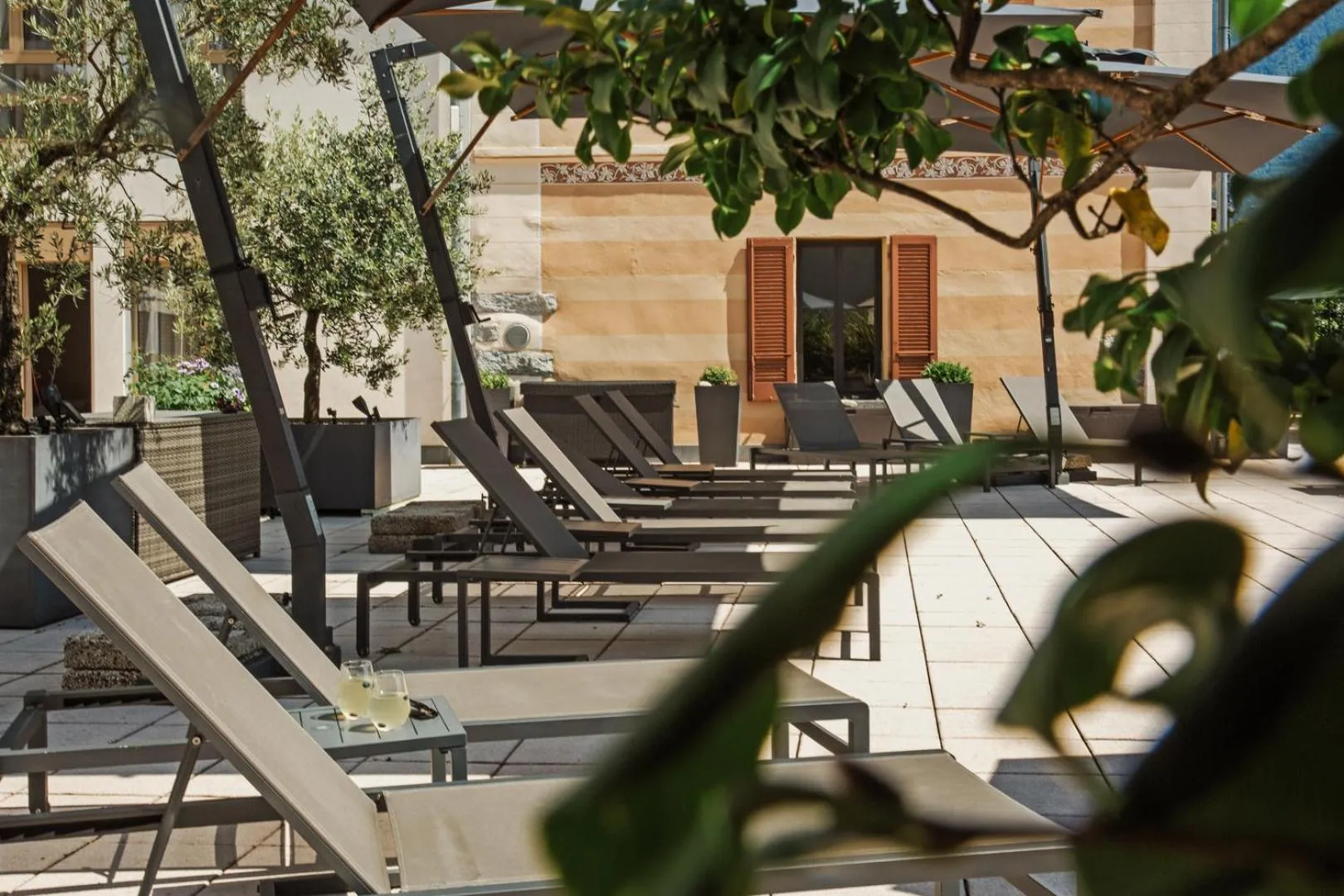 Balcony/Terrace in Hotel la Meridiana, Lake & SPA