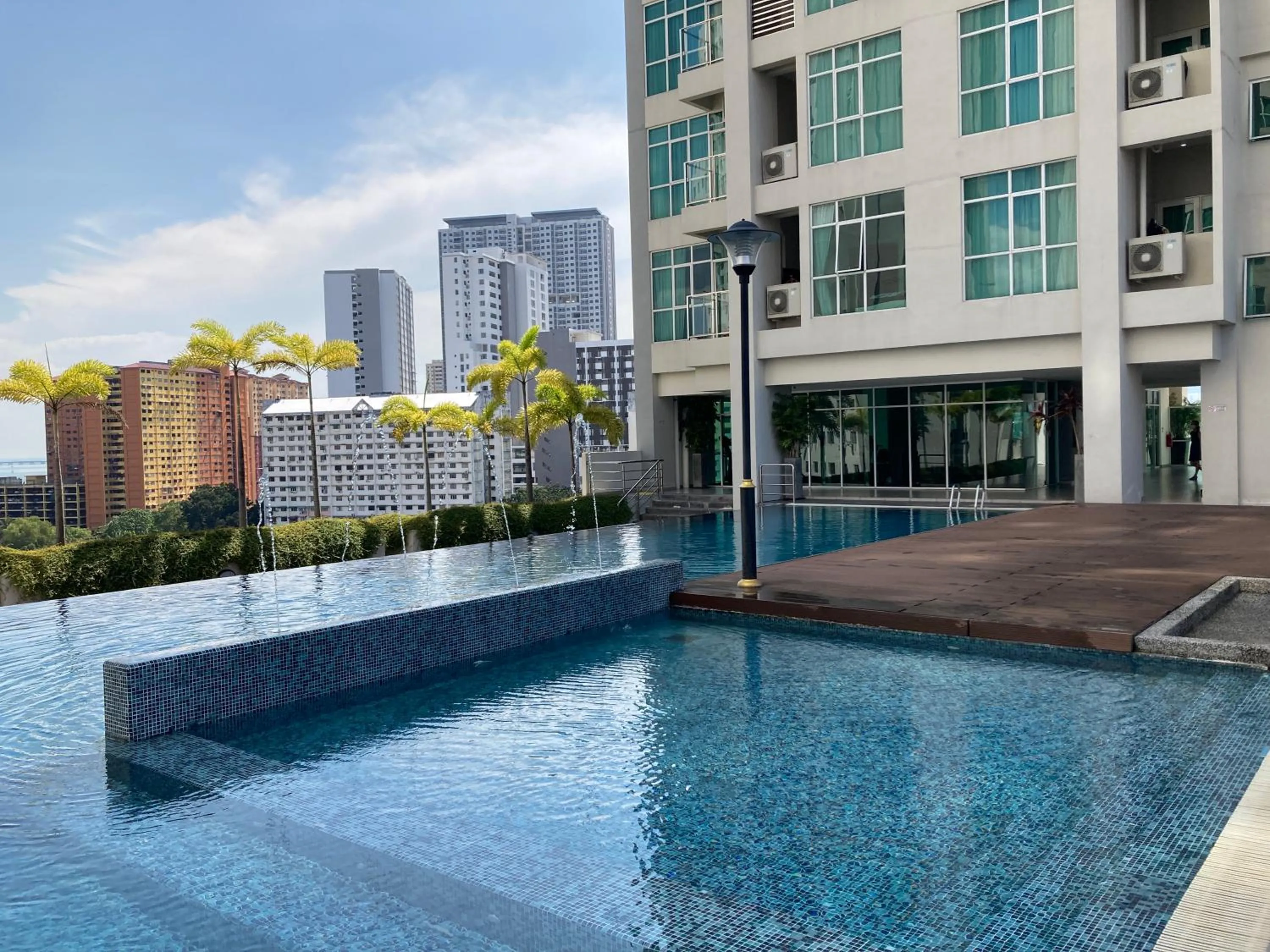 Swimming pool in Straits Garden Suite Jelutong Georgetown