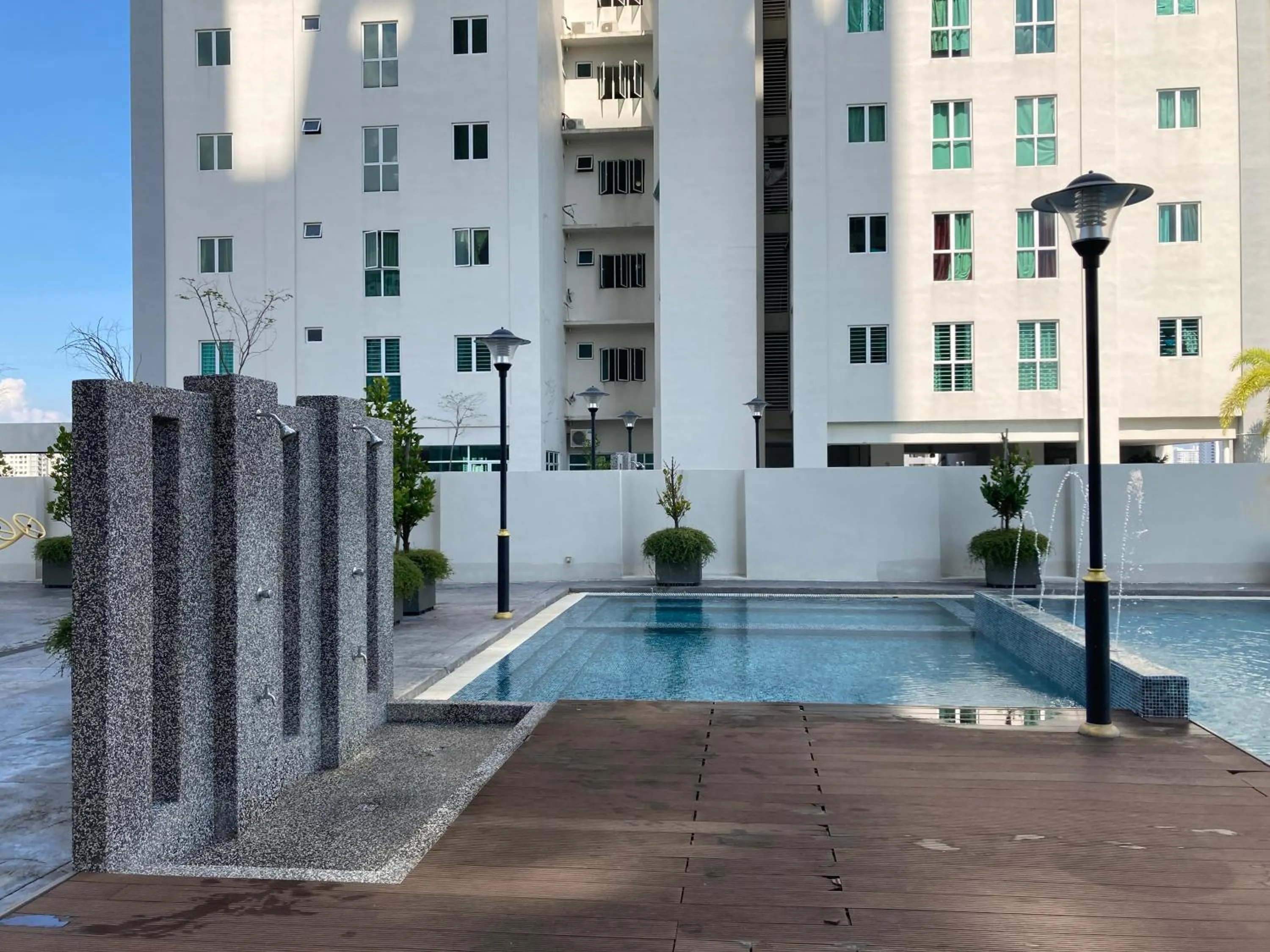 Swimming pool in Straits Garden Suite Jelutong Georgetown