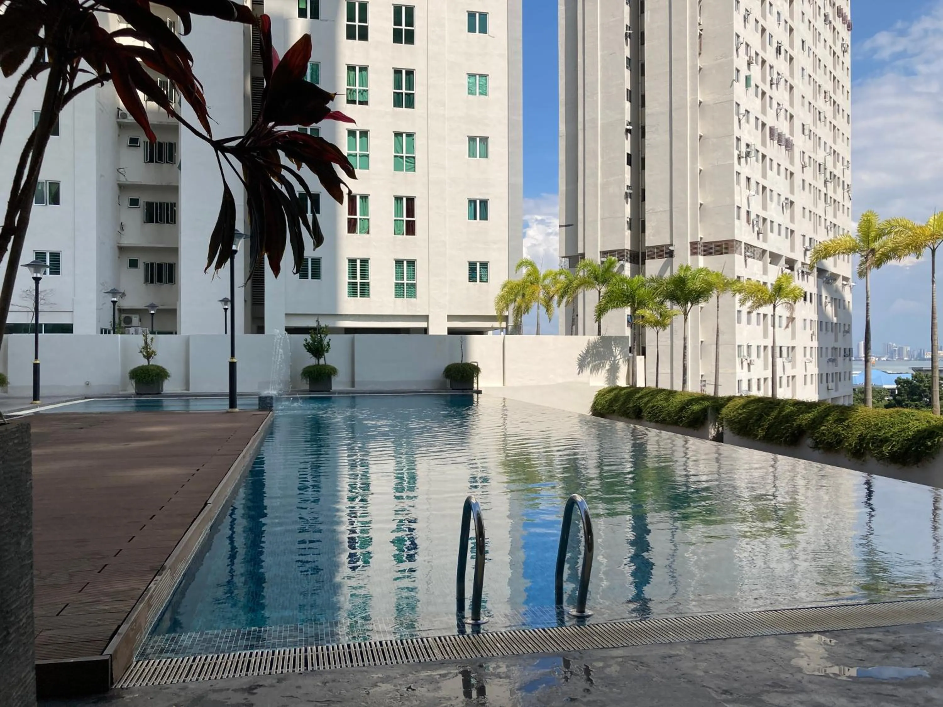 Swimming pool in Straits Garden Suite Jelutong Georgetown