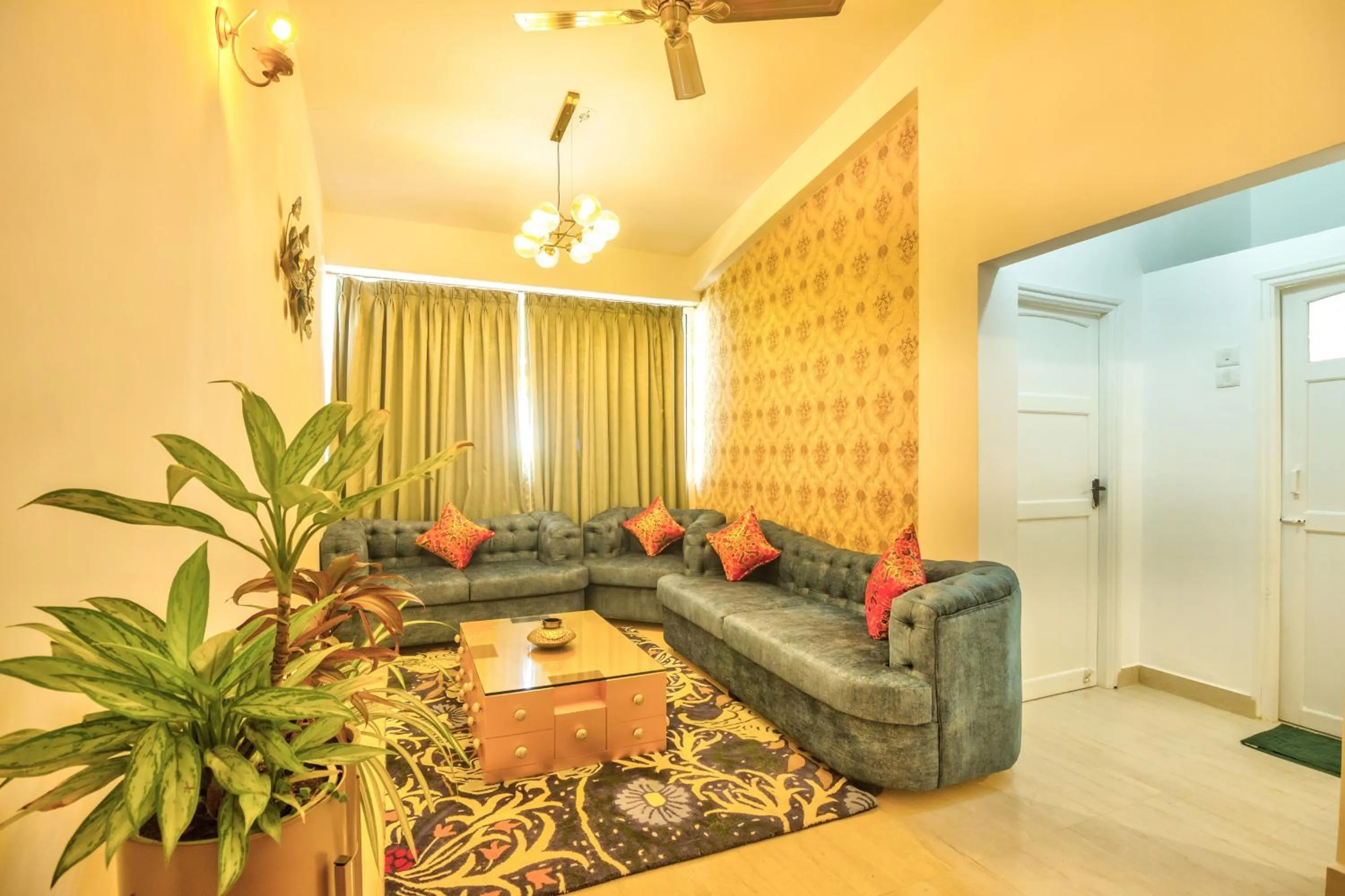 Living room in Santa Monica Resort - Calangute