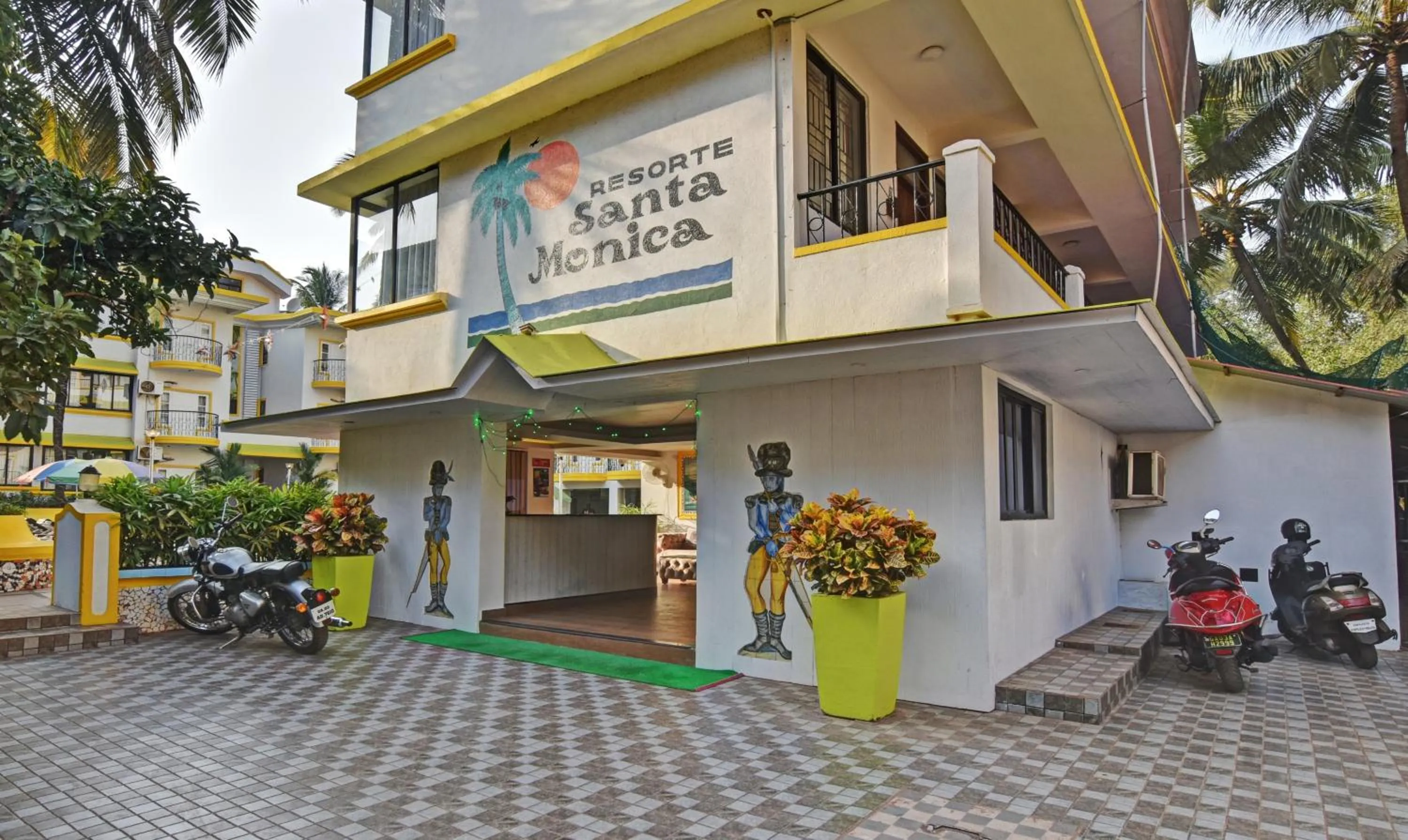 Property building in Santa Monica Resort - Calangute
