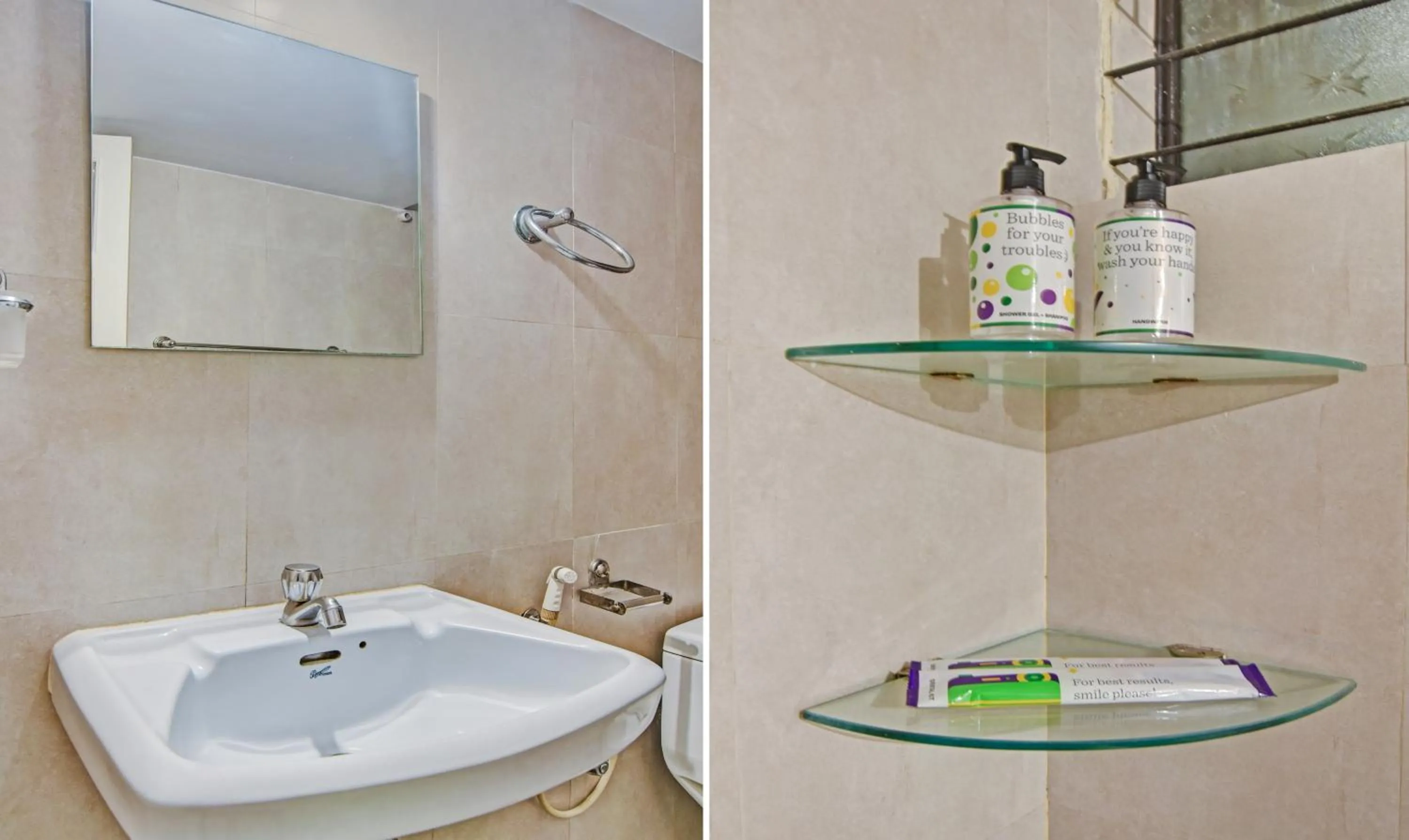 Toilet in Santa Monica Resort - Calangute