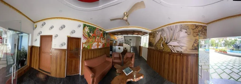 Lobby or reception in Lake Palace Family Resort Kumarakom