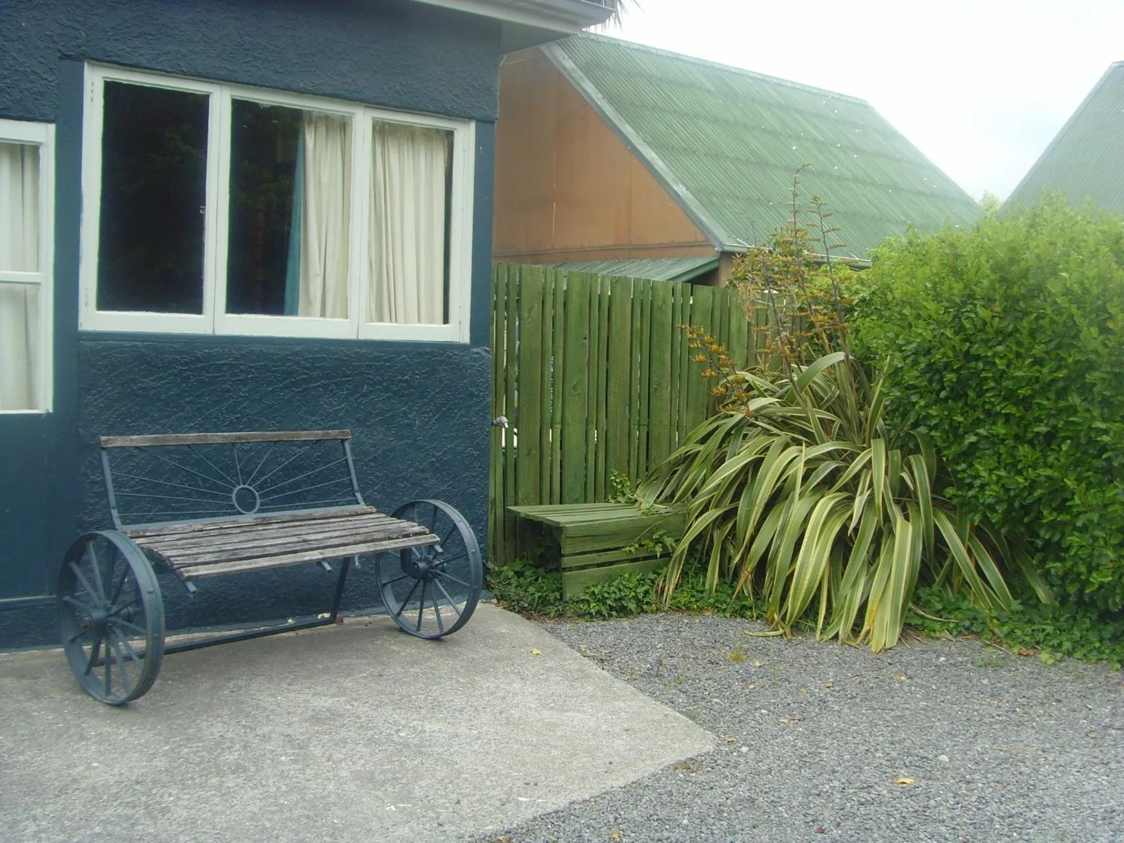 Garden in Big Tree Lodge Methven