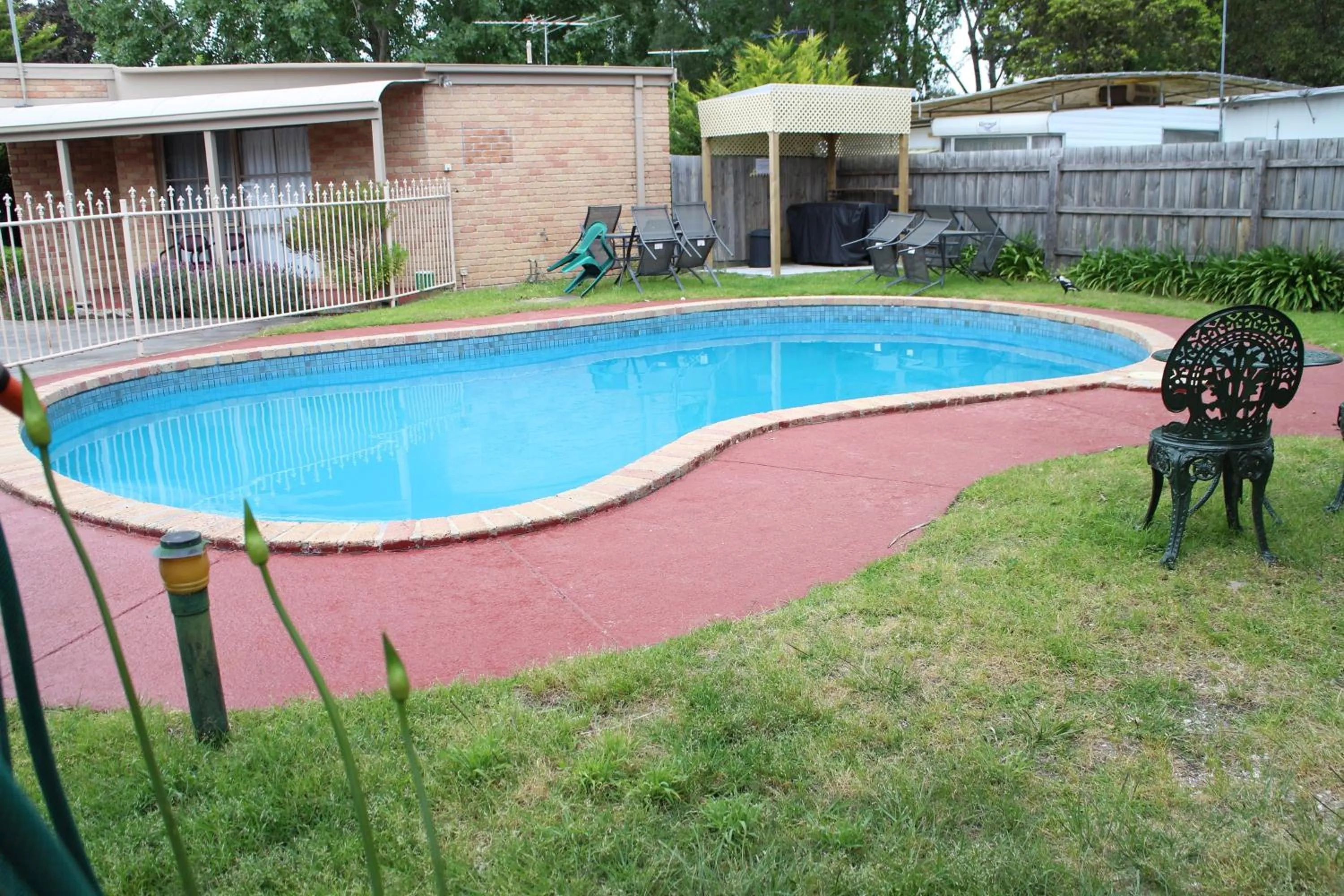 BBQ facilities in Bayview Motel Rosebud/Rye