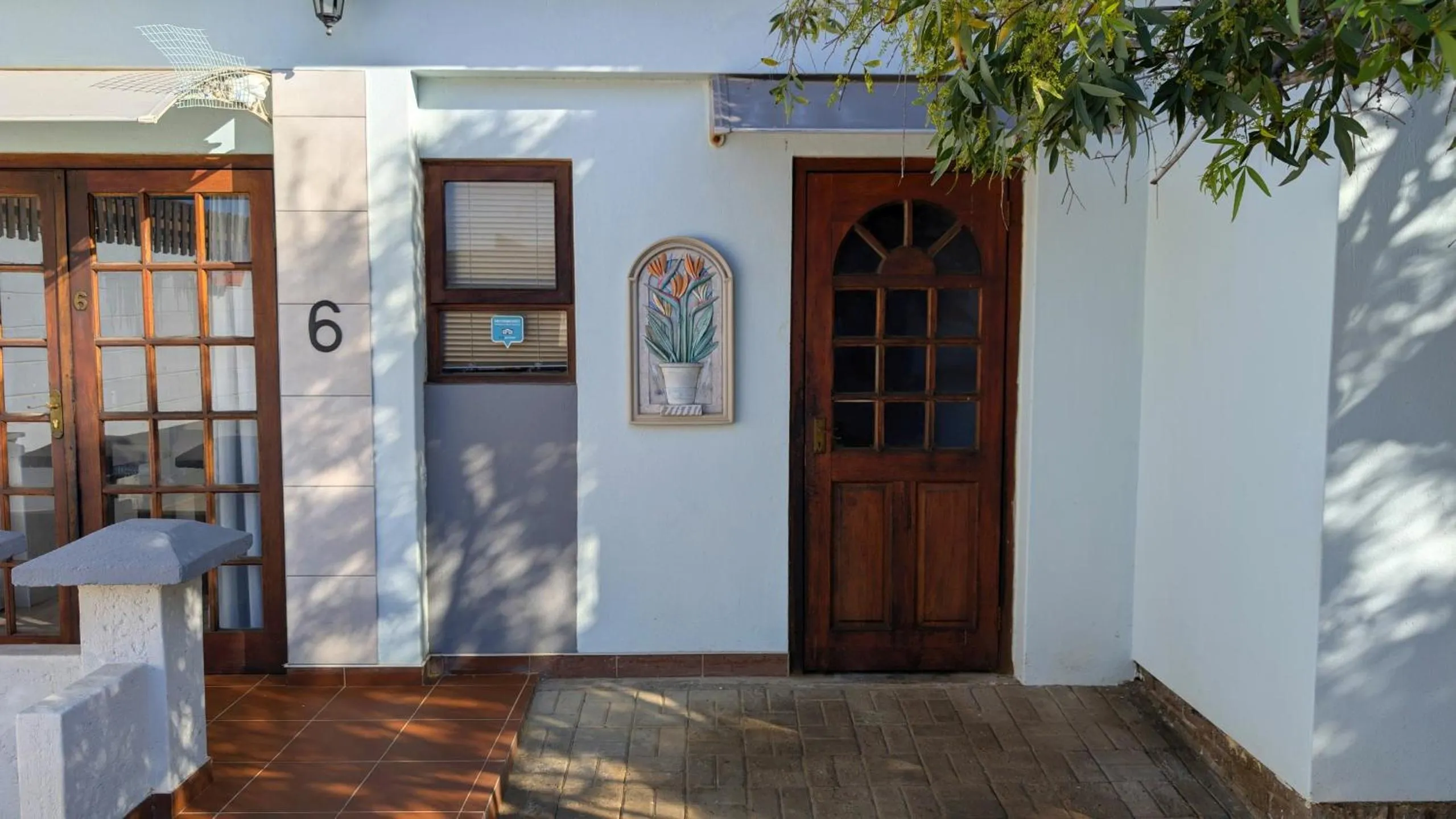 Inner courtyard view in Amarachi Guesthouse