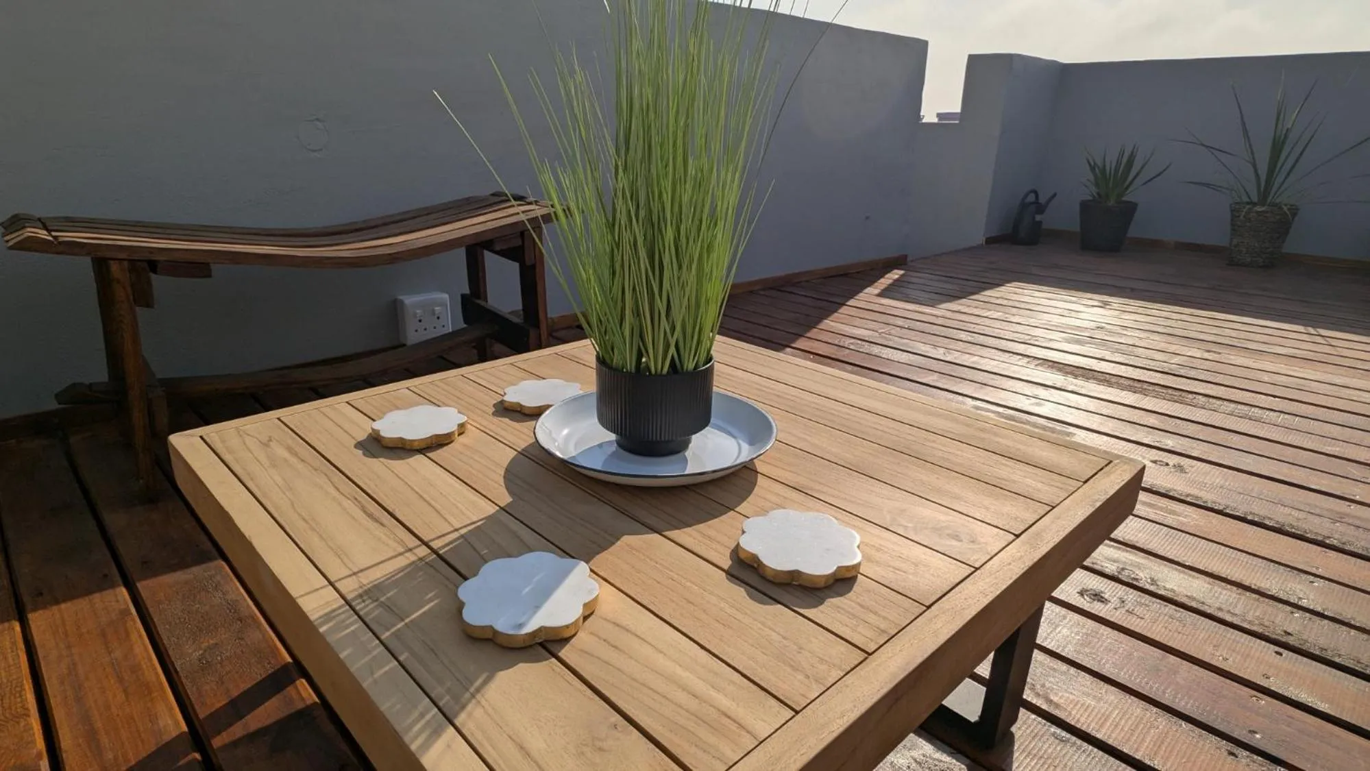 Balcony/Terrace in Amarachi Guesthouse