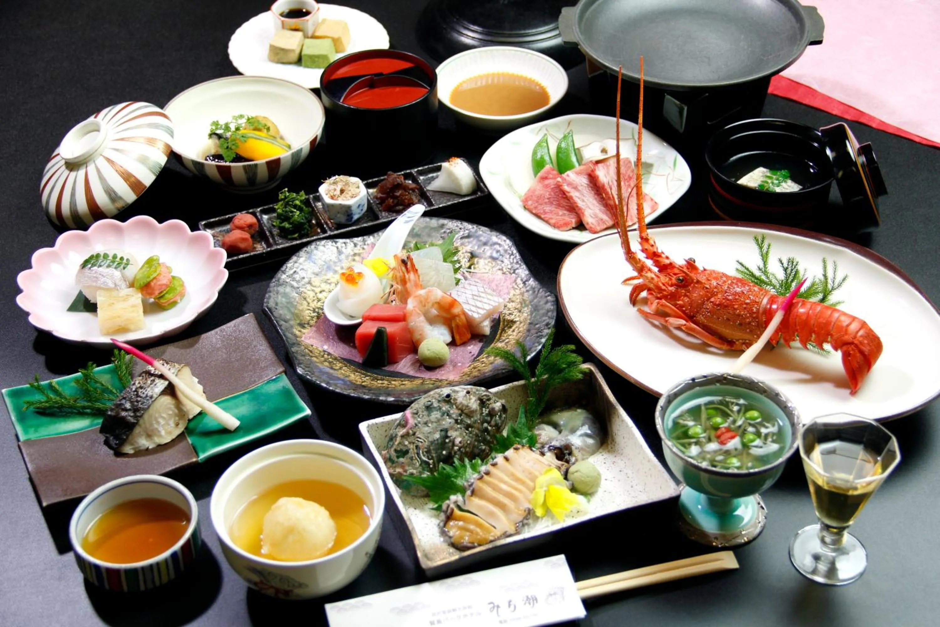 Food close-up in Kashikojima Park Hotel Michishio
