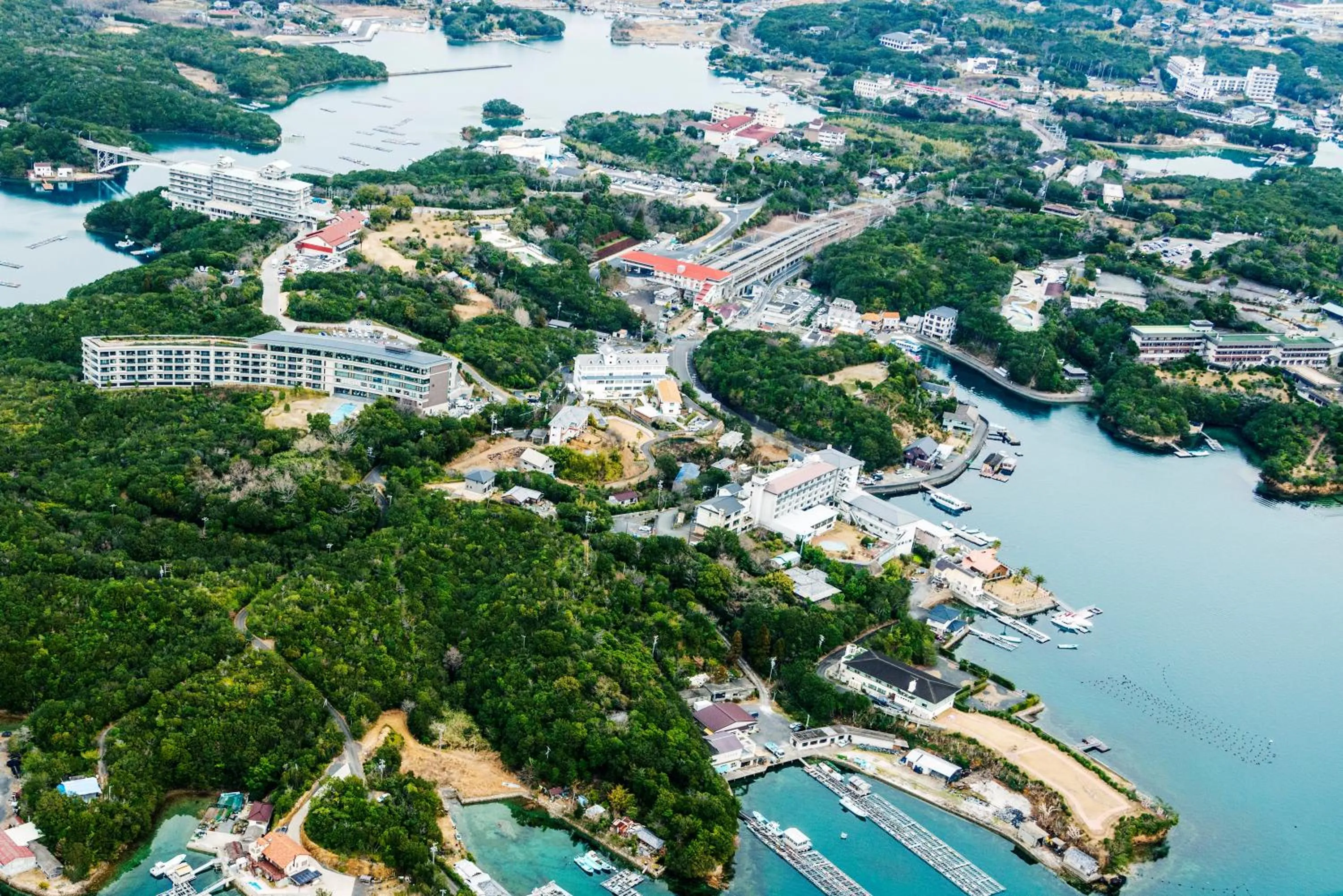 Bird's eye view in Kashikojima Park Hotel Michishio