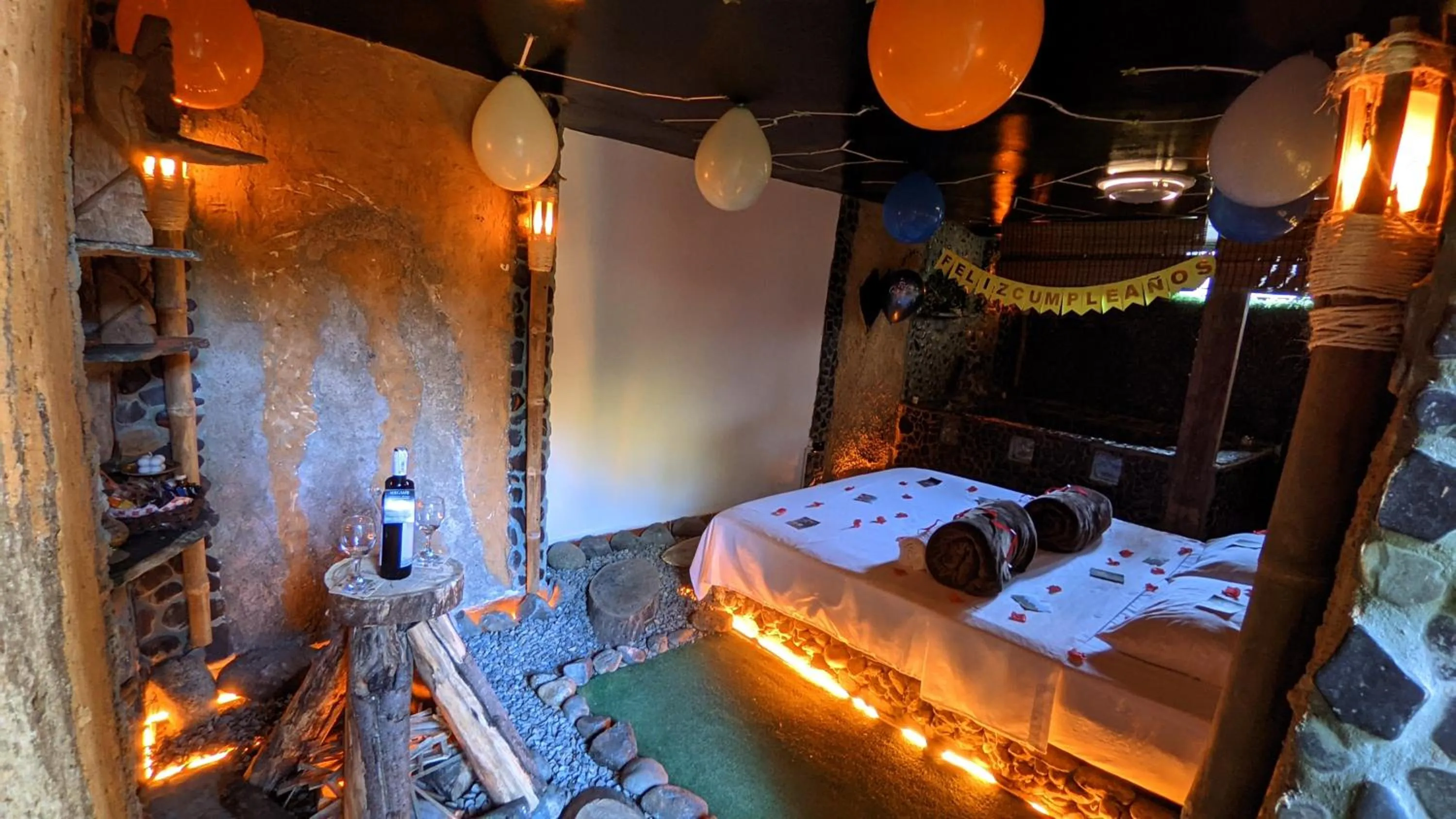 Bed in BioHotel Ecohouse