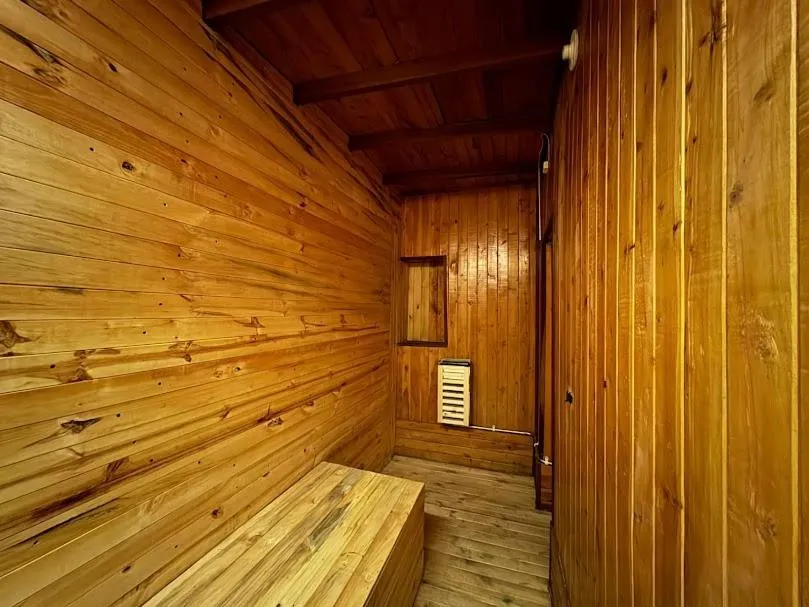 Sauna in BioHotel Ecohouse