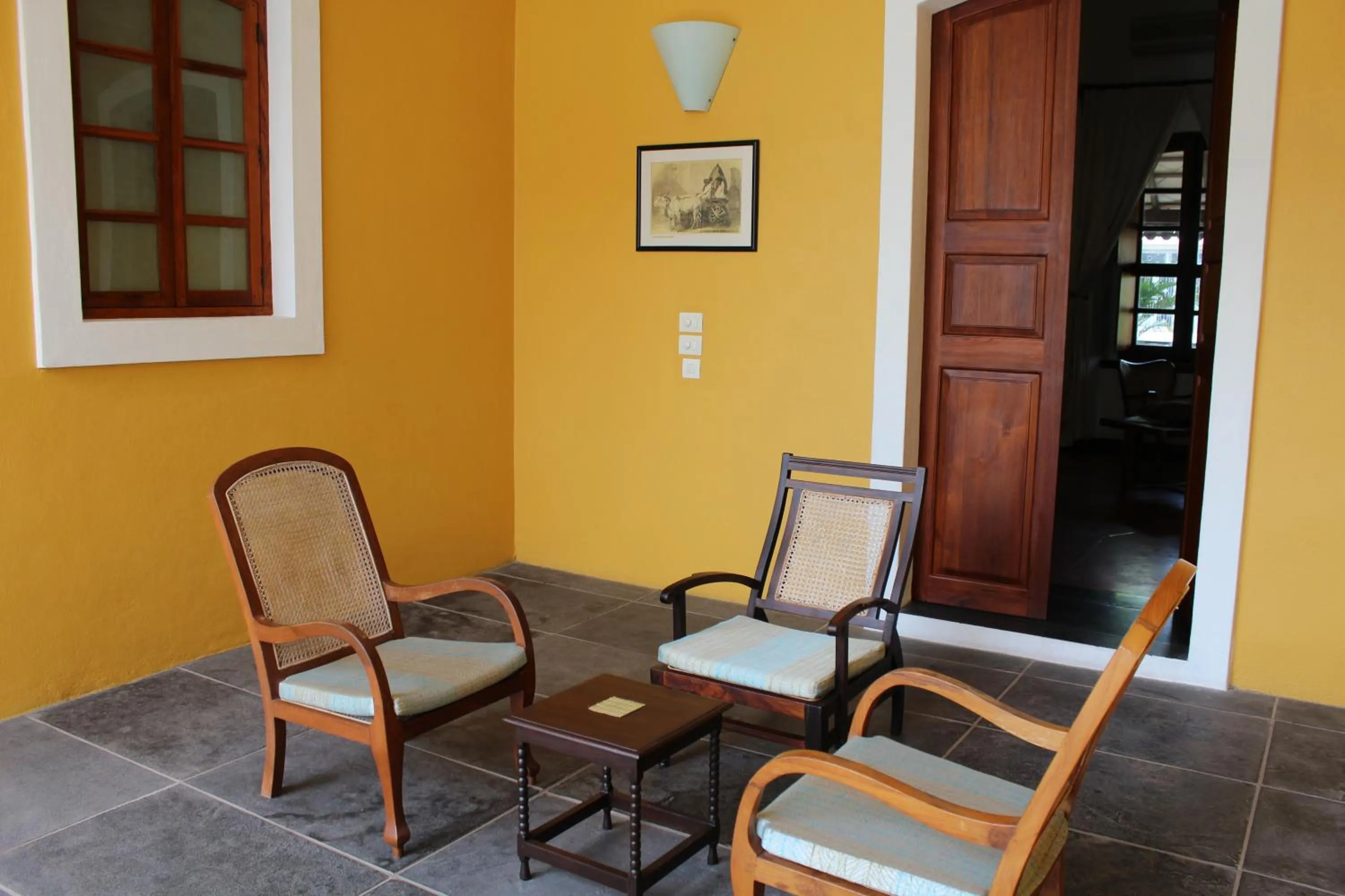 Balcony/Terrace in Palais De Mahe - A CGH Earth Experience